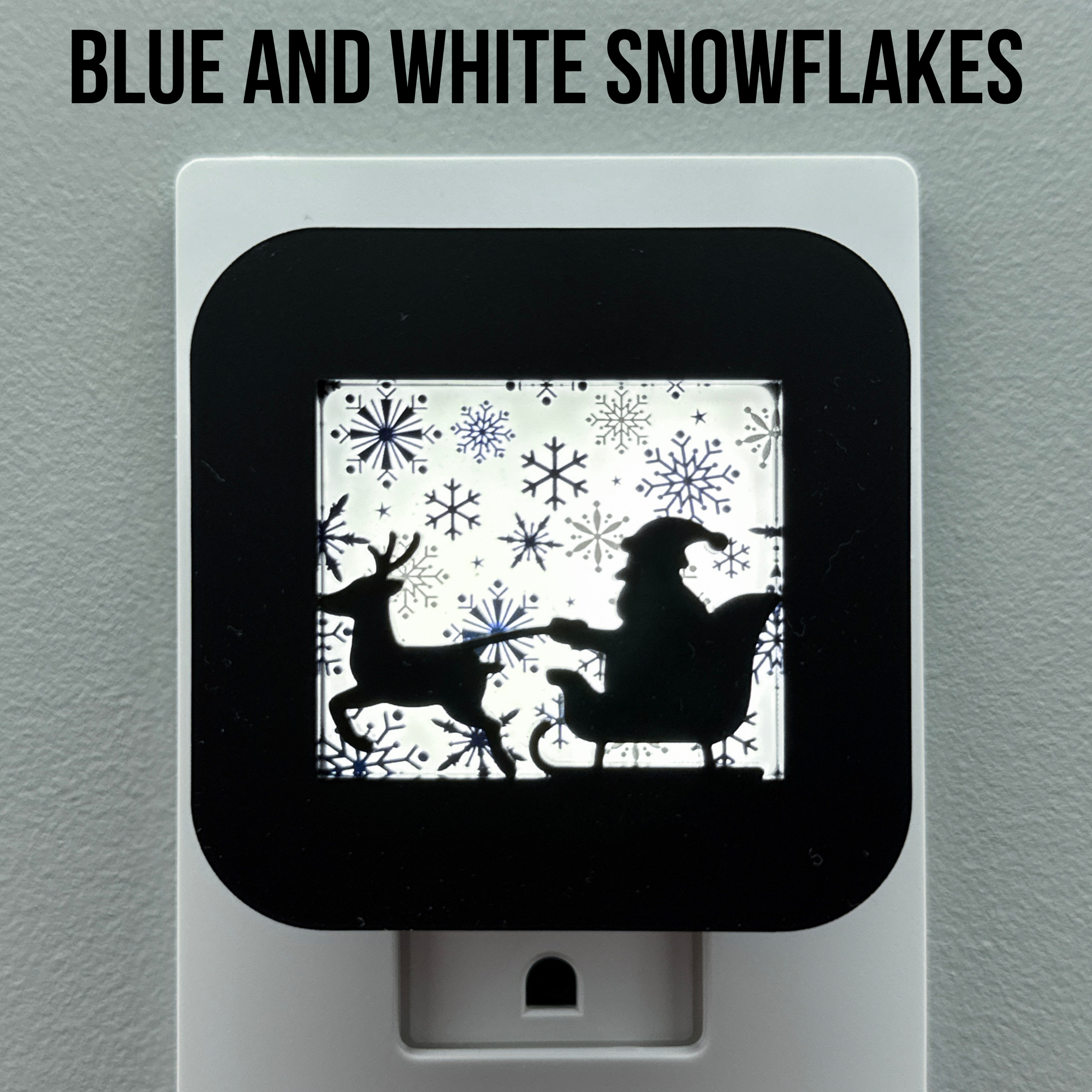 Santa's Sleigh & Reindeer Night Light