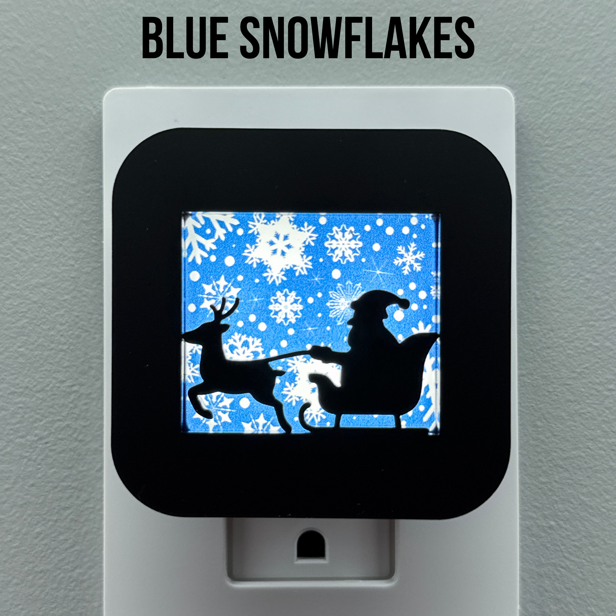 Santa's Sleigh & Reindeer Night Light