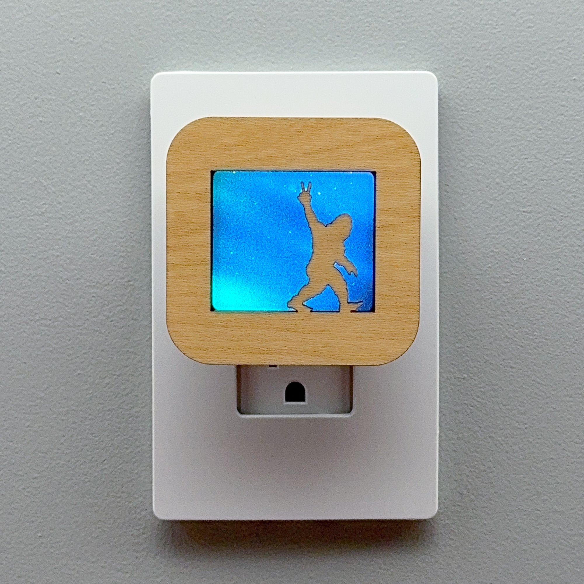 Peace Out Bigfoot Night Light