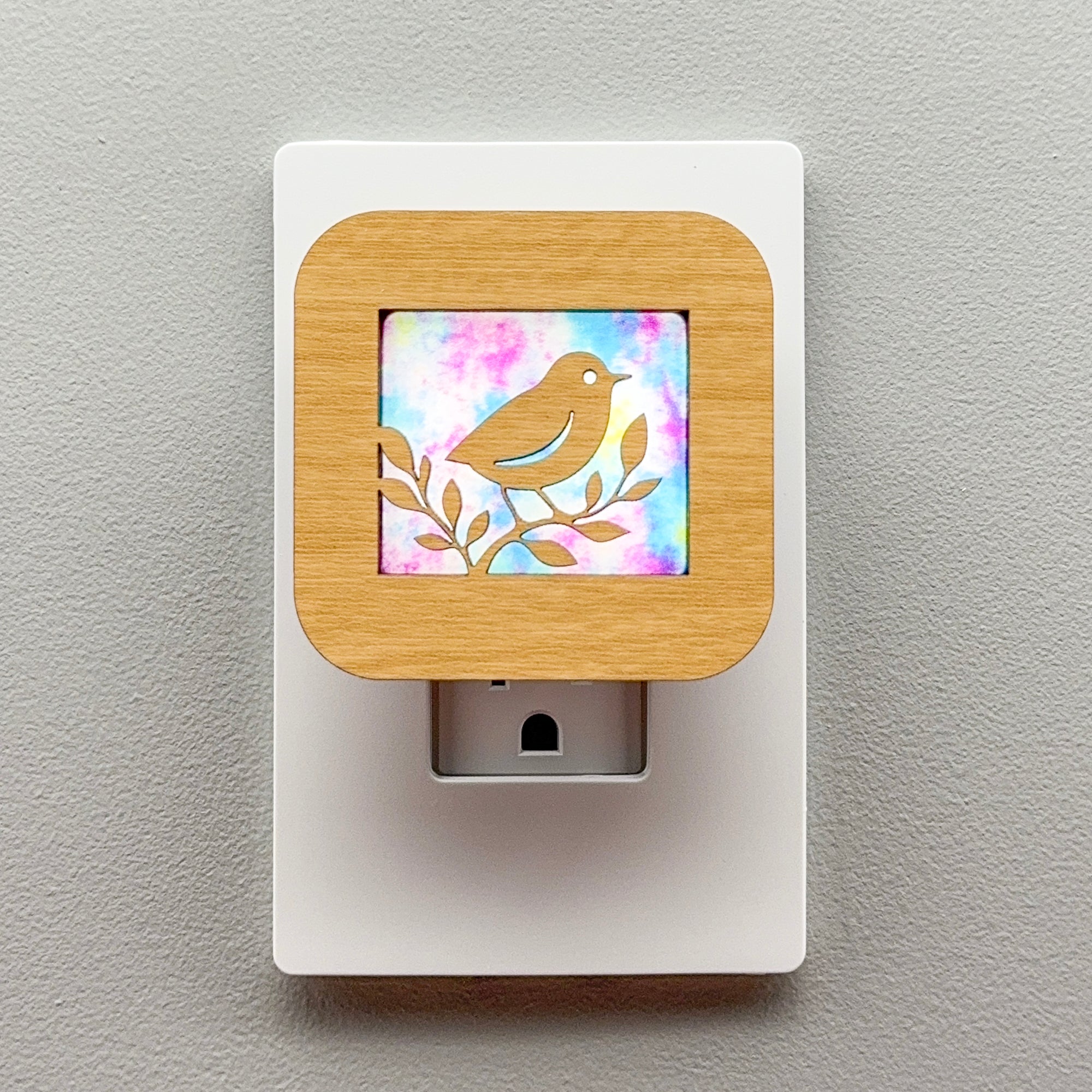 Cute Bird in Tree Night Light Cover ONLY