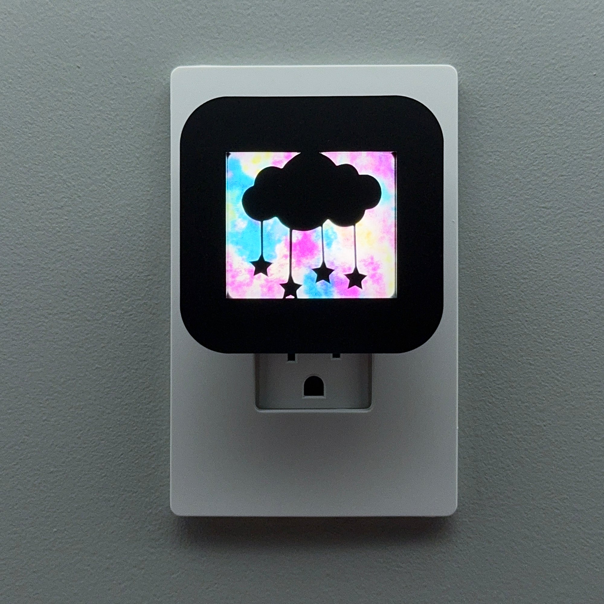 Cloud with Falling Stars Night Light Cover ONLY