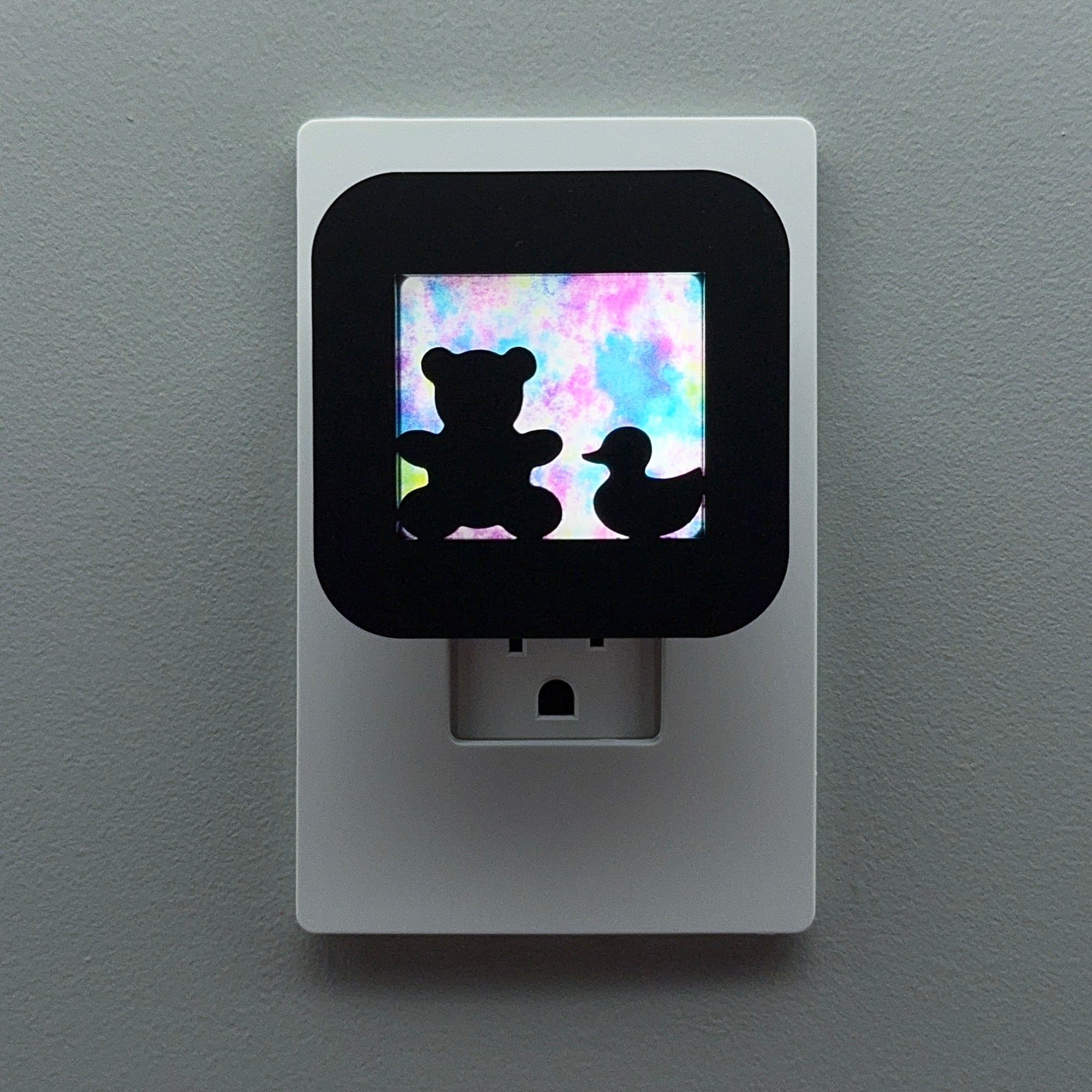 Teddy Bear and Duck Night Light Cover ONLY