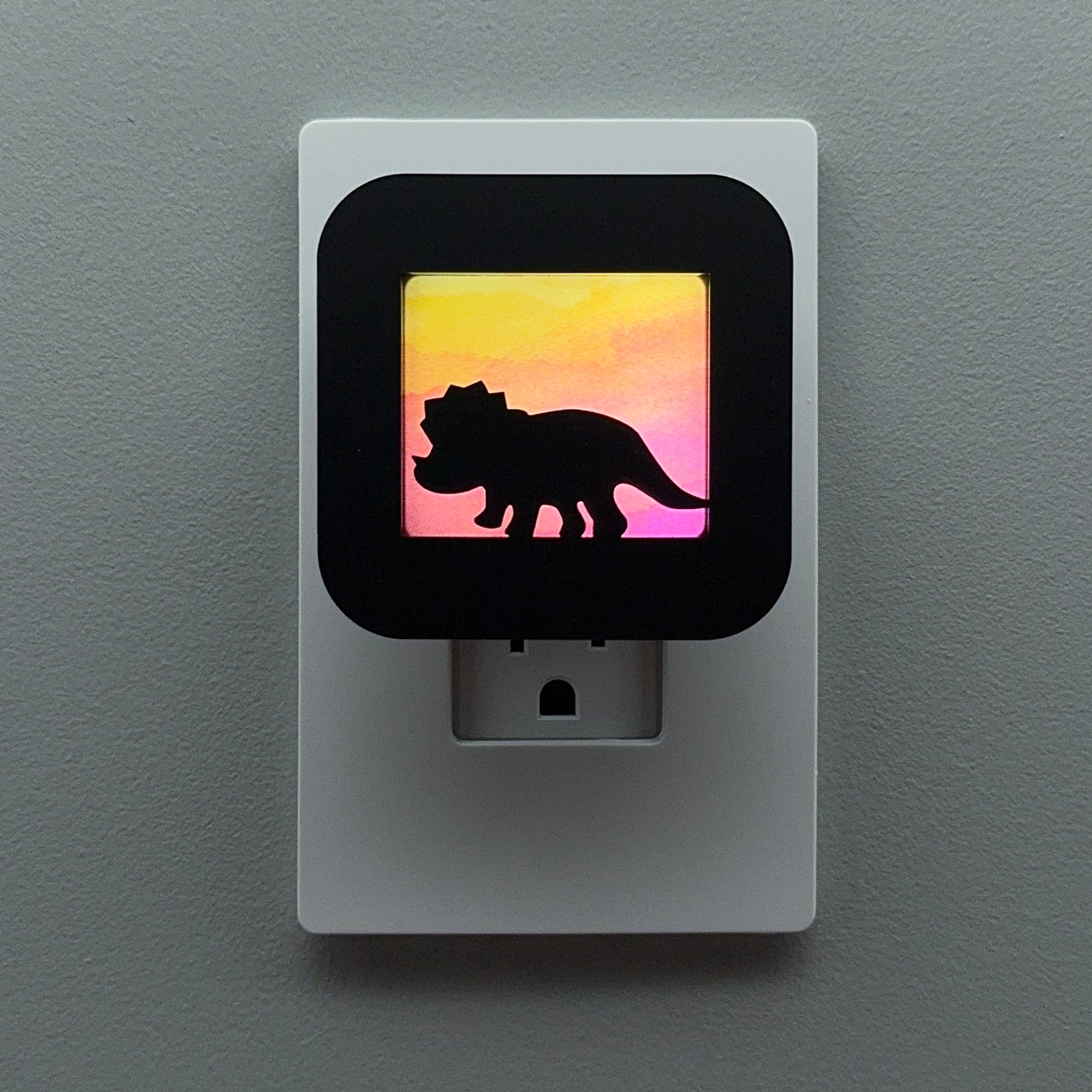 Triceratops Dinosaur Night Light Cover ONLY