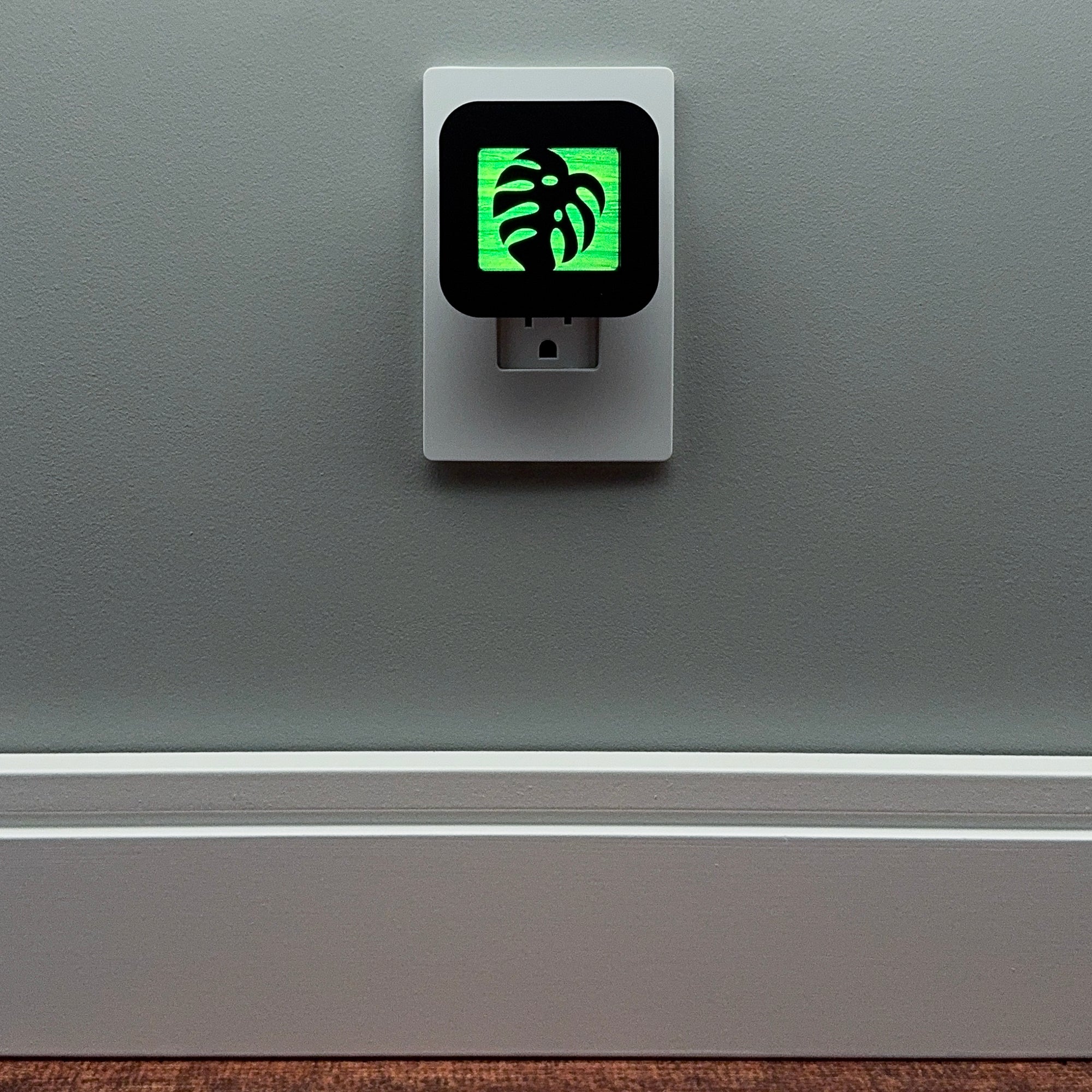 Monstera Leaf Night Light