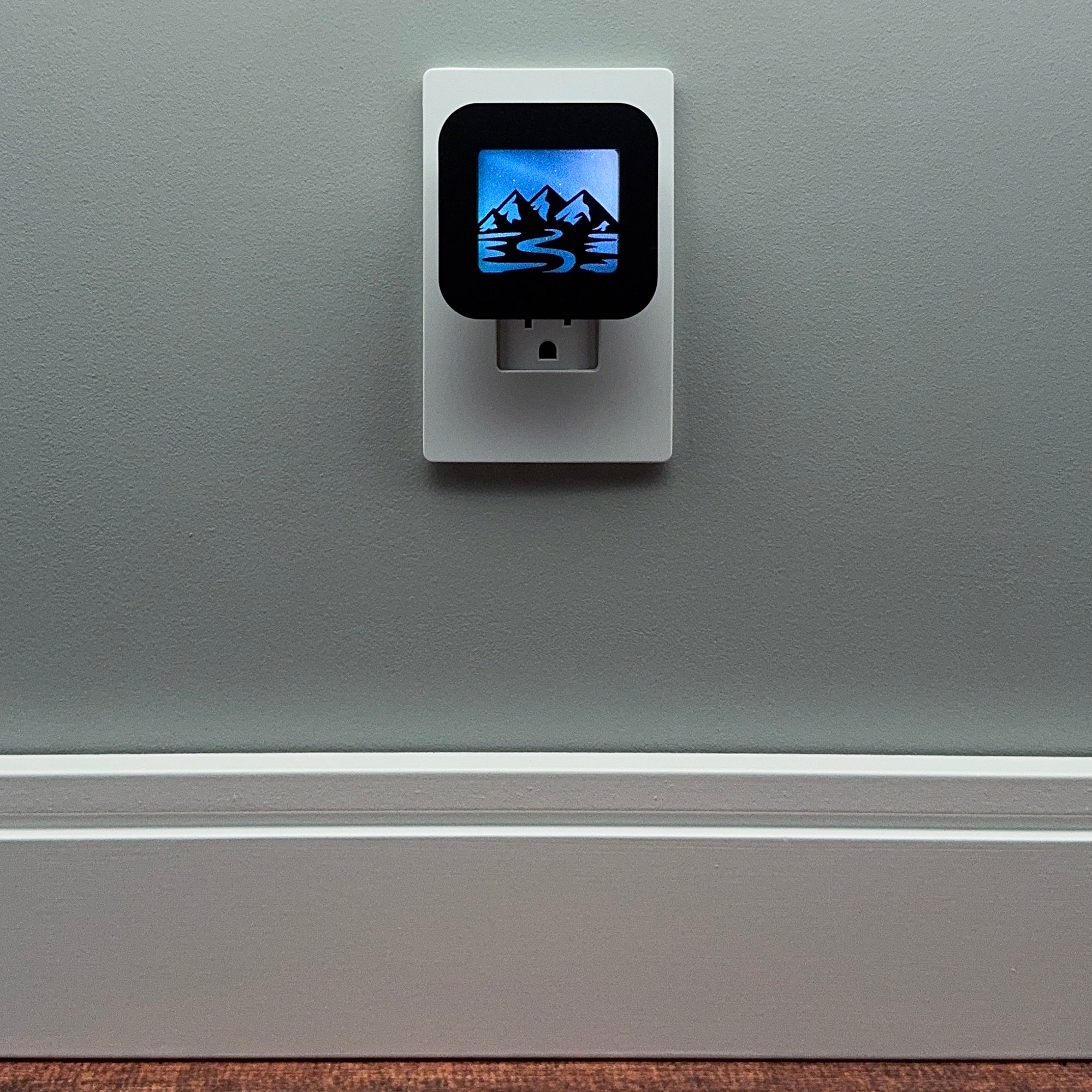 Mountain and River Night Light Cover ONLY