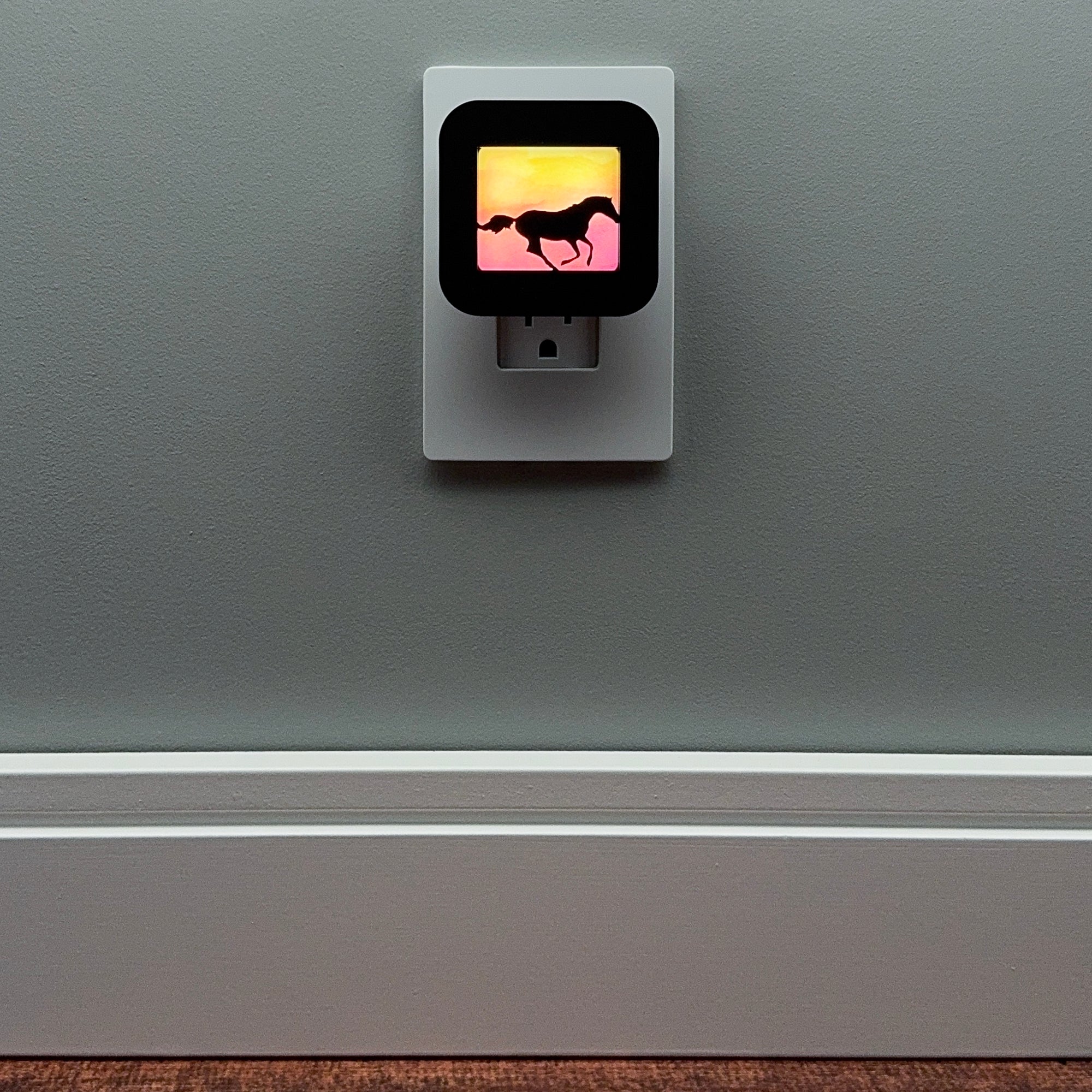 Running Horse Night Light Cover ONLY