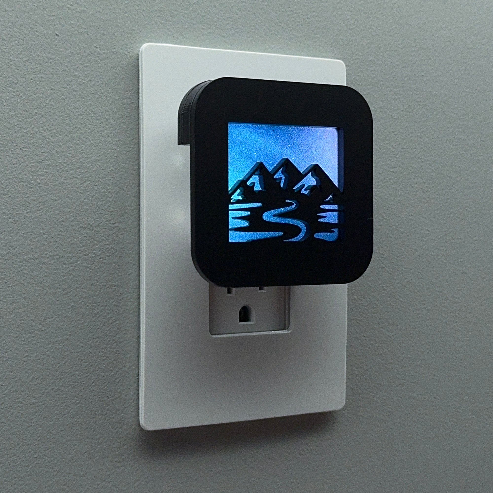Mountain and River Night Light Cover ONLY