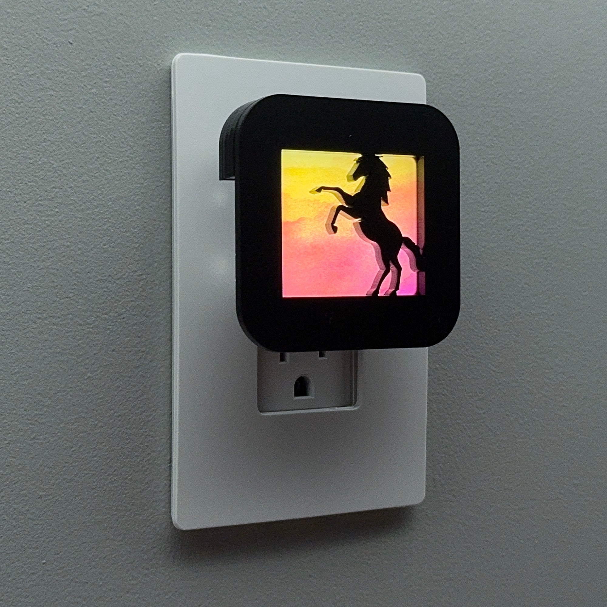 Rearing Horse Night Light Cover ONLY