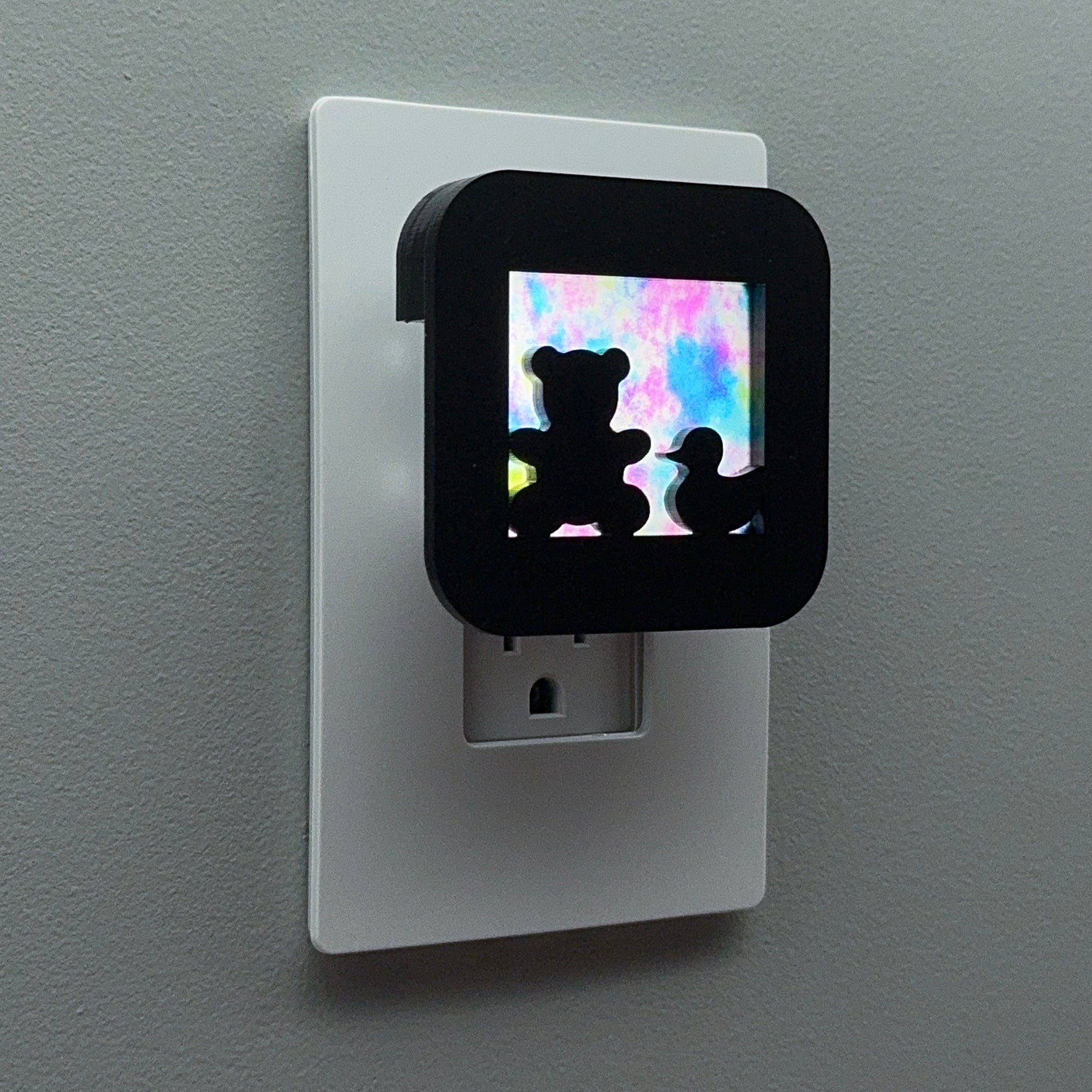 Teddy Bear and Duck Night Light Cover ONLY