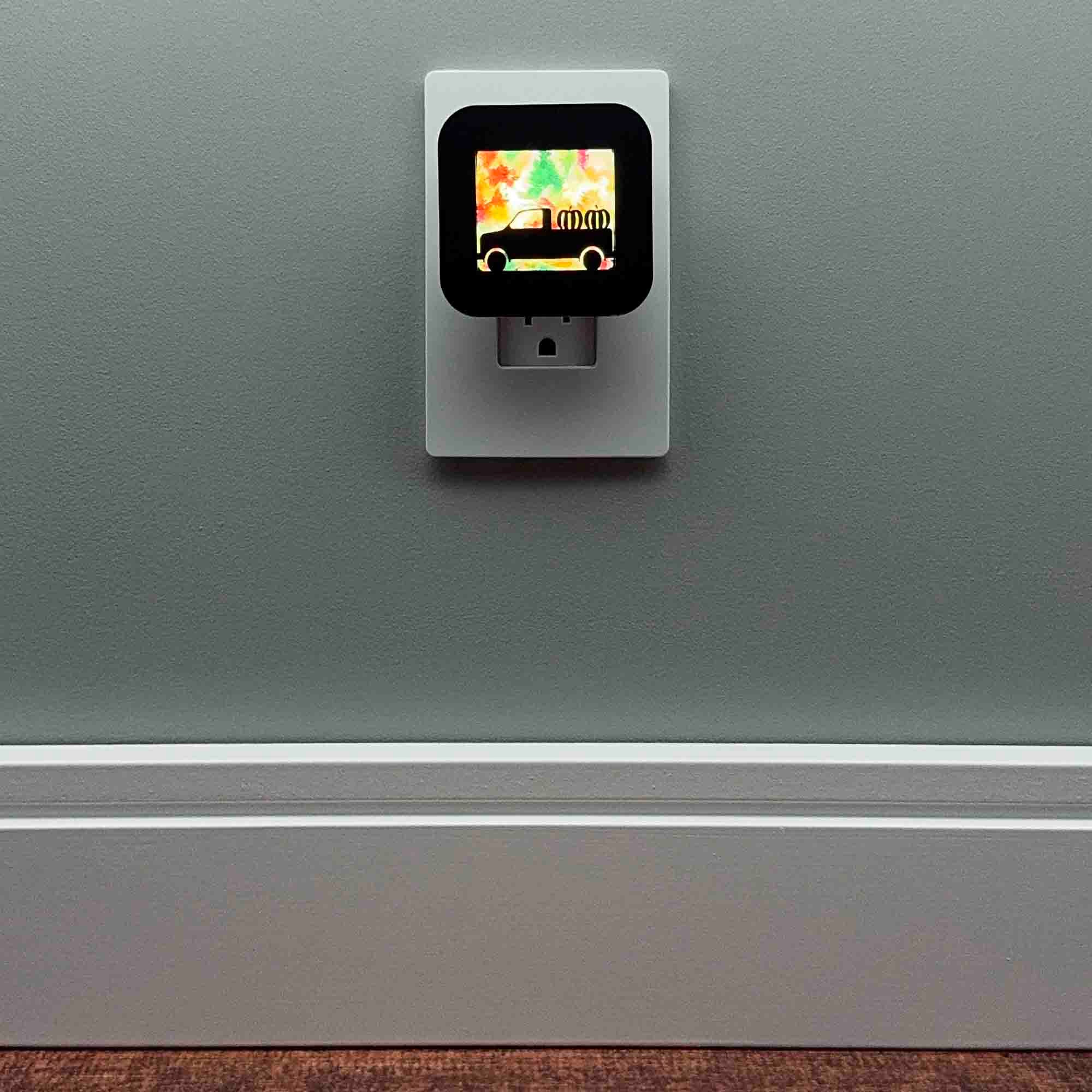 Pumpkin Truck Night Light Cover ONLY