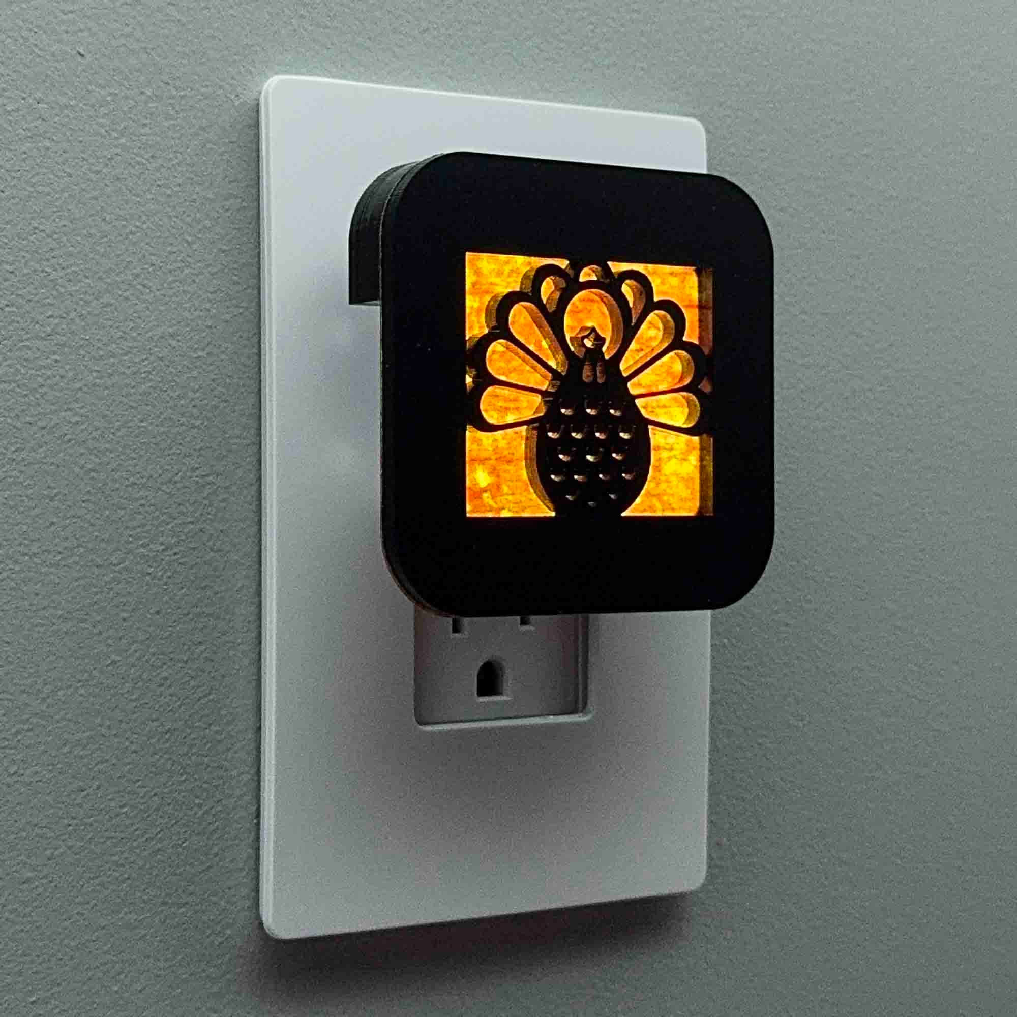 Thanksgiving Turkey Night Light Cover ONLY