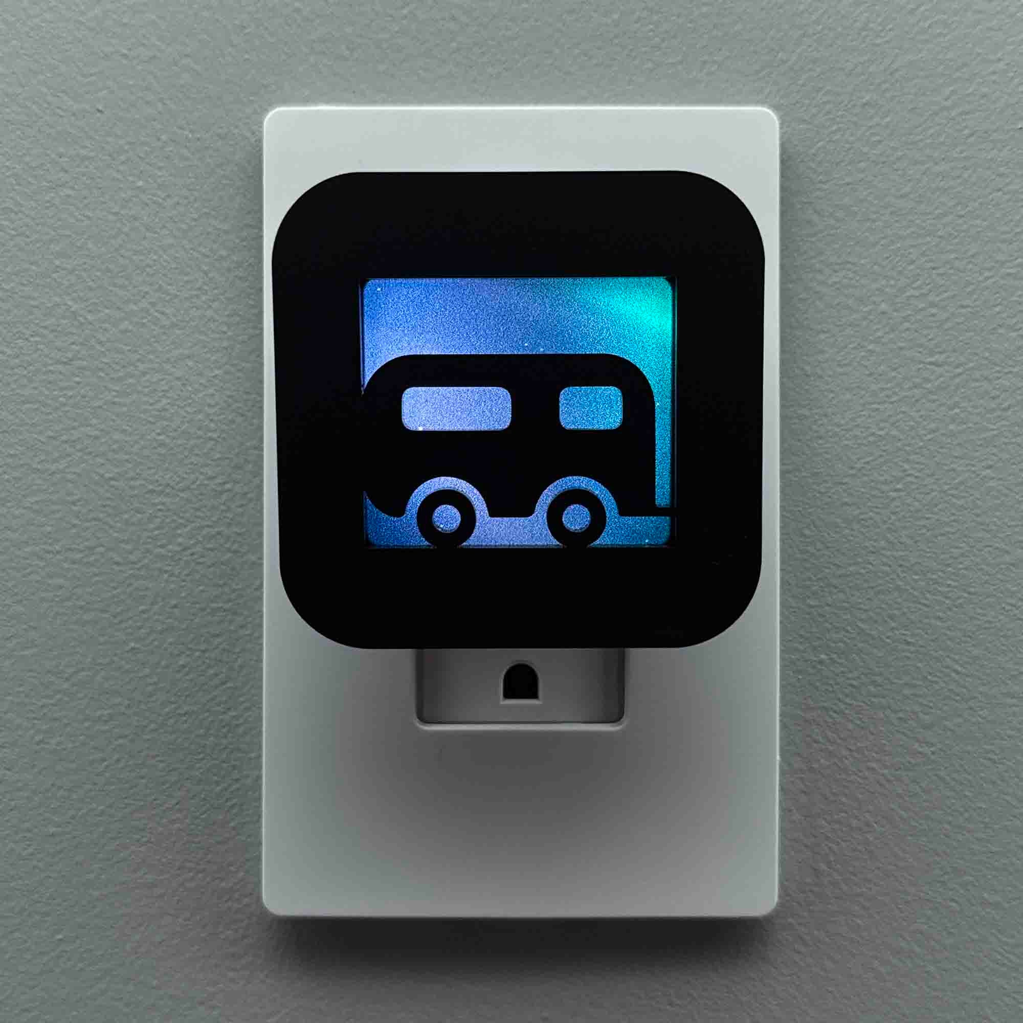 Camping RV Trailer Night Light Cover ONLY