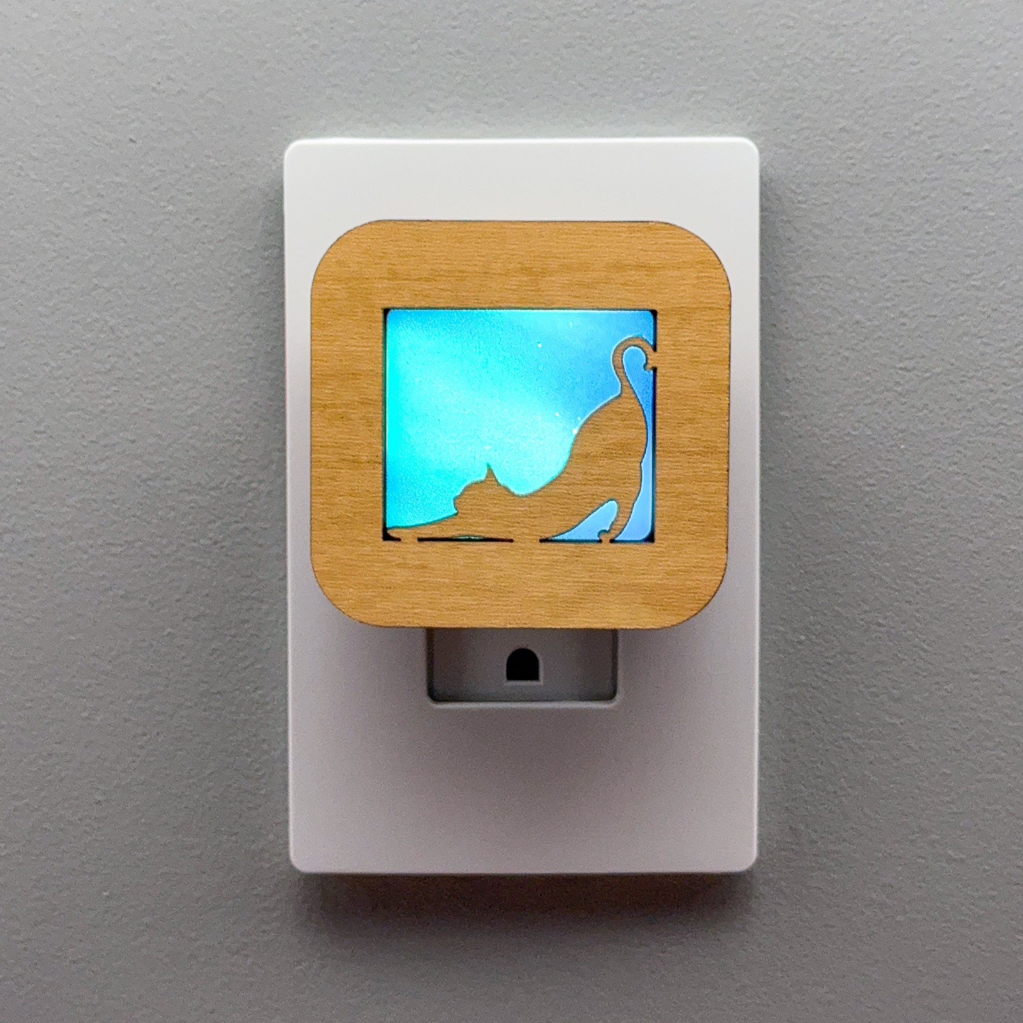 Stretching Cat Night Light