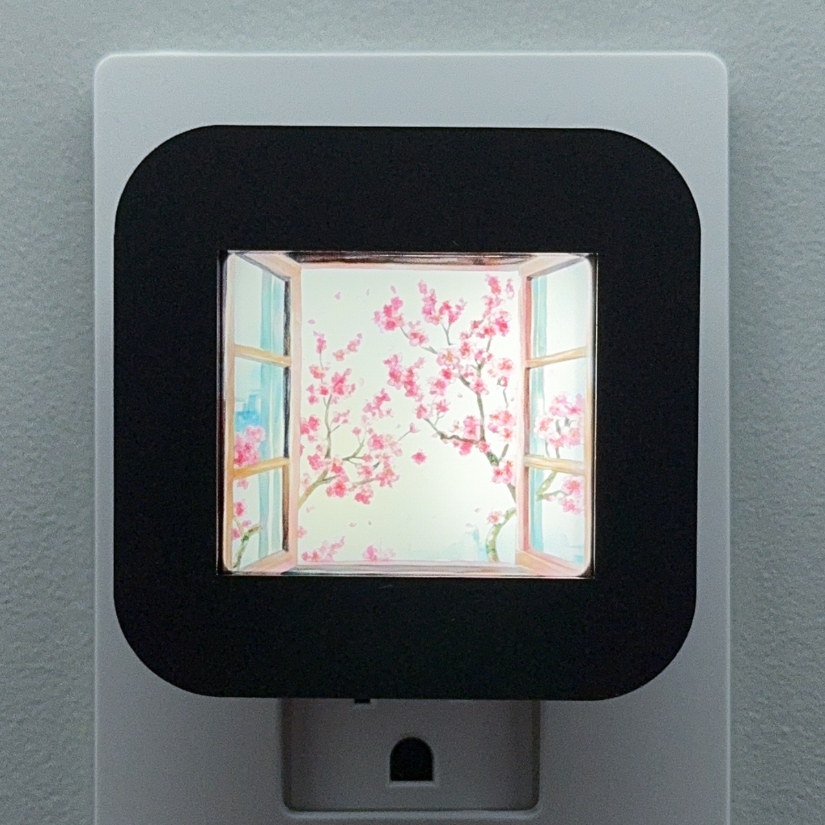 Cherry Blossom Window Night Light