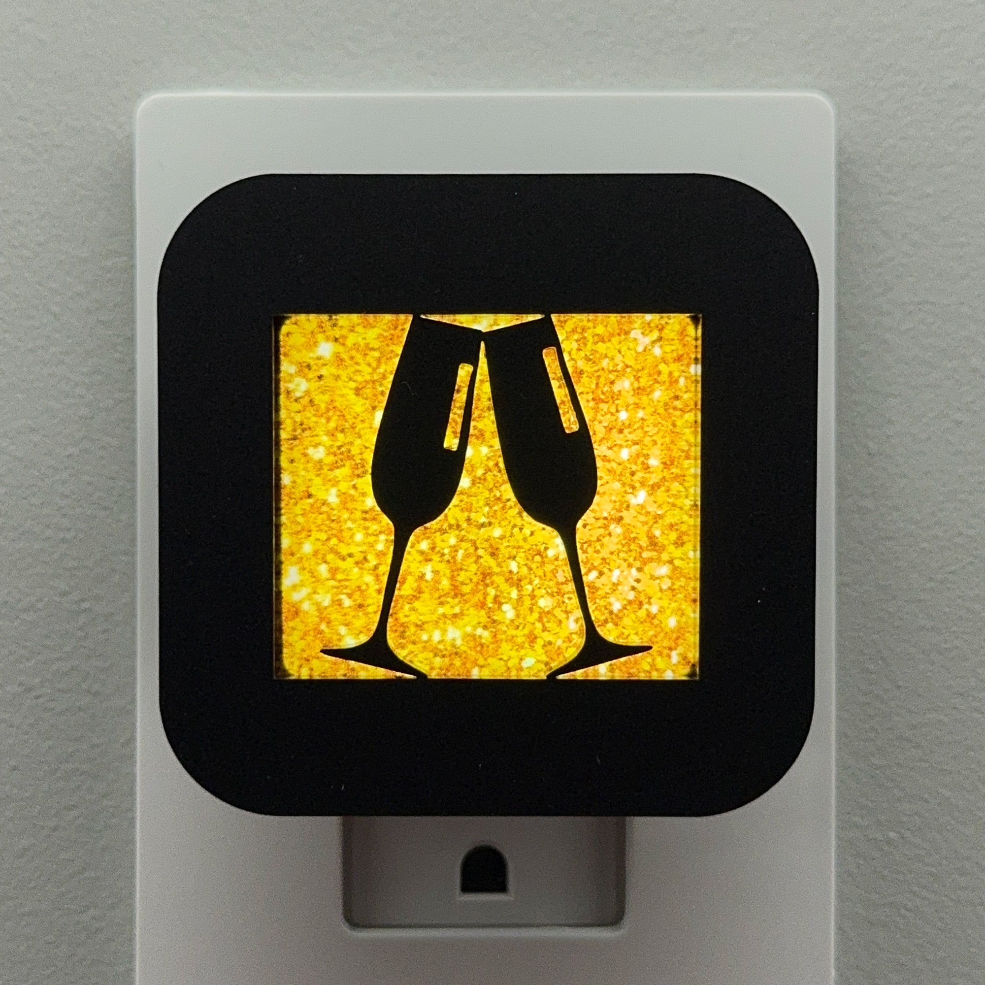 Champagne Celebration Night Light Cover ONLY