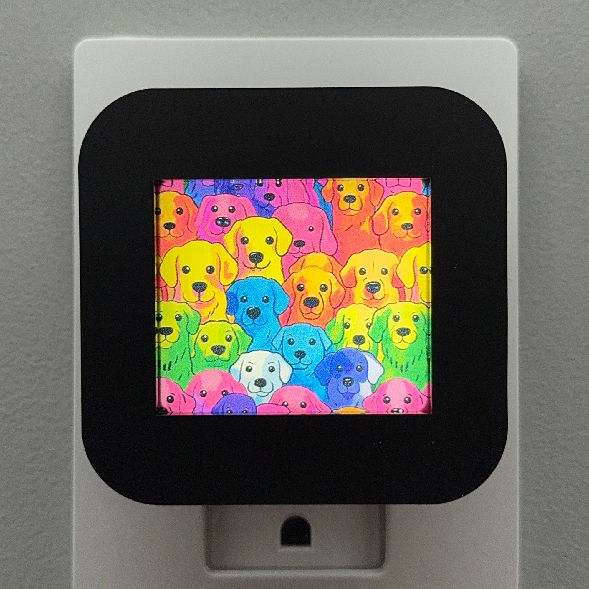 Rainbow Dogs Night Light