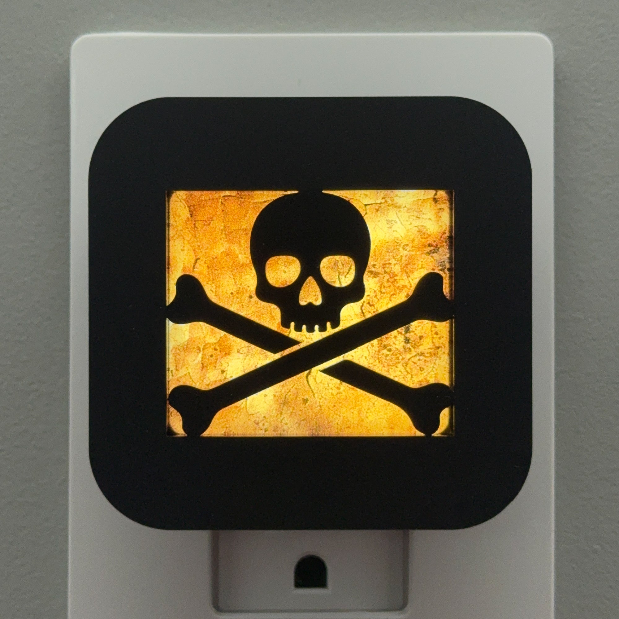 Skull and Cross Bones Pirate Night Light