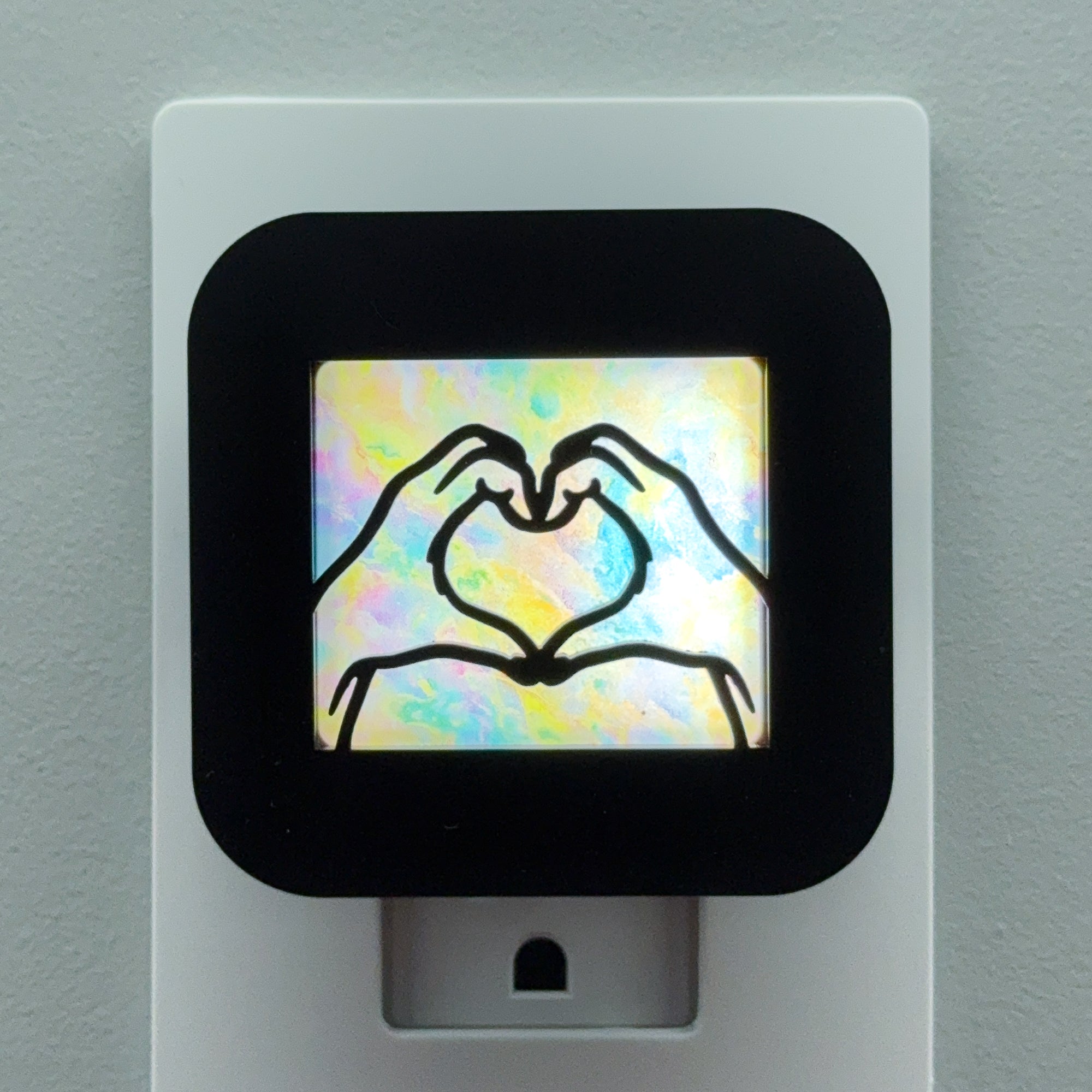 Heart Hands Night Light