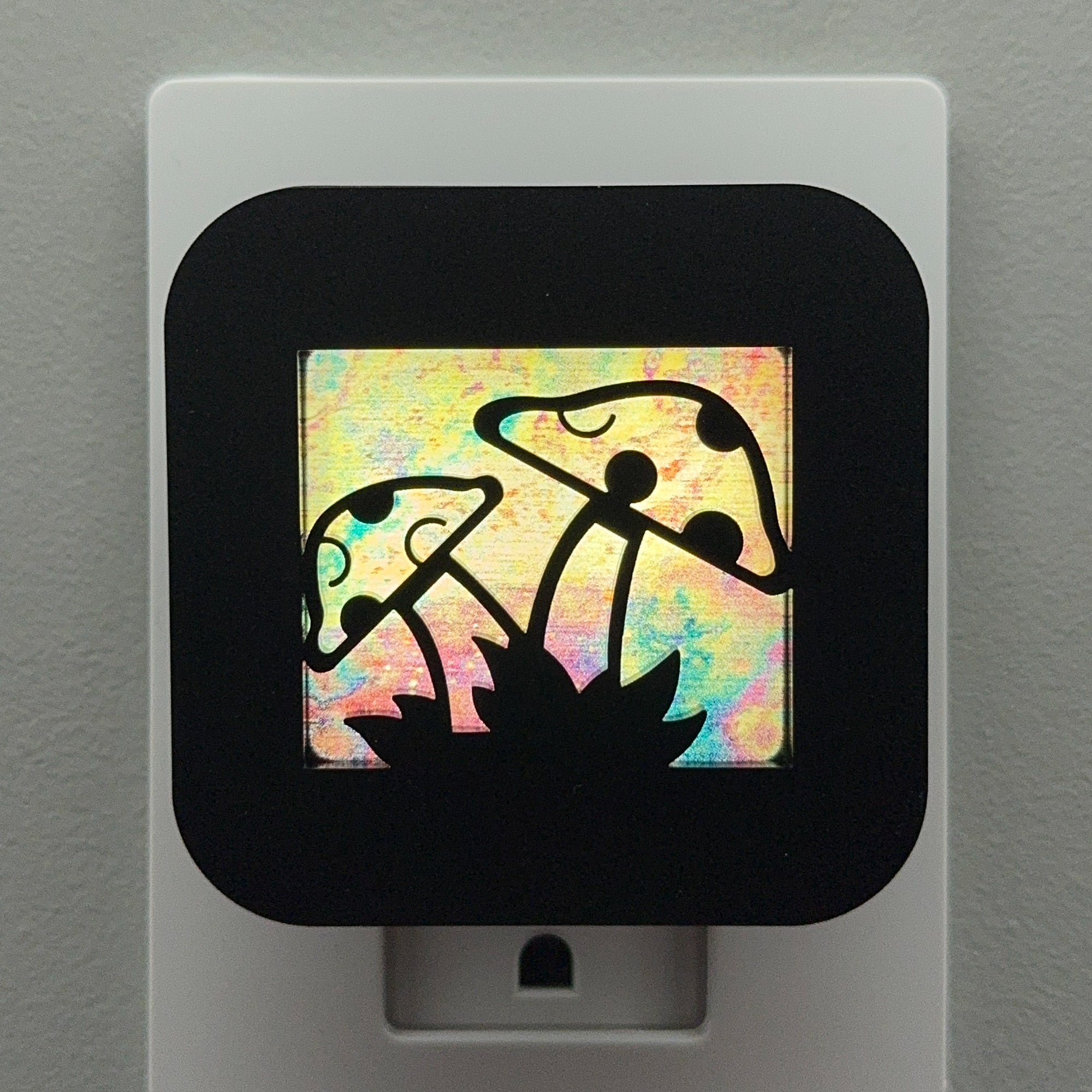 Mushrooms in Grass Night Light Cover ONLY