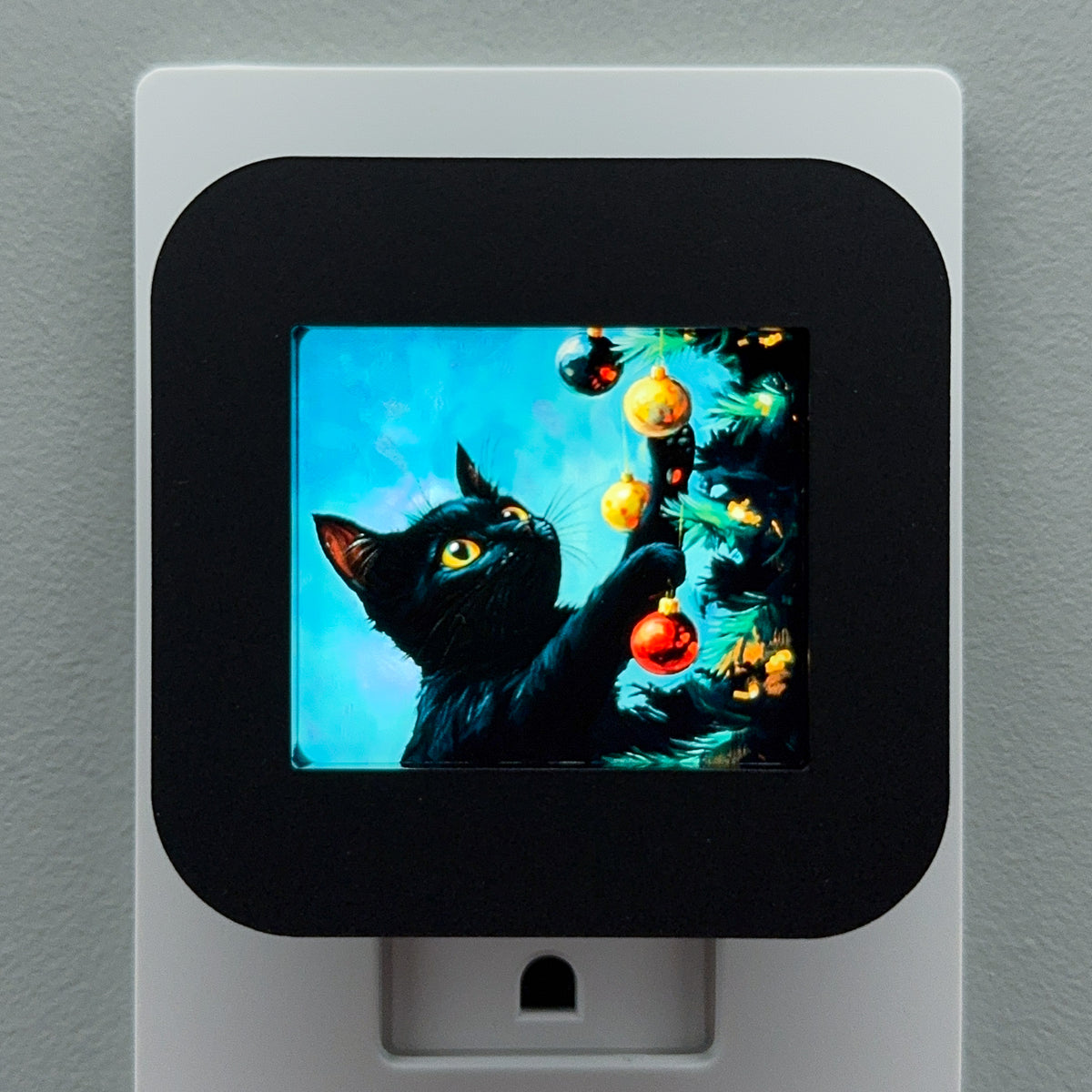 Christmas Tree Cat Night Light Cover ONLY