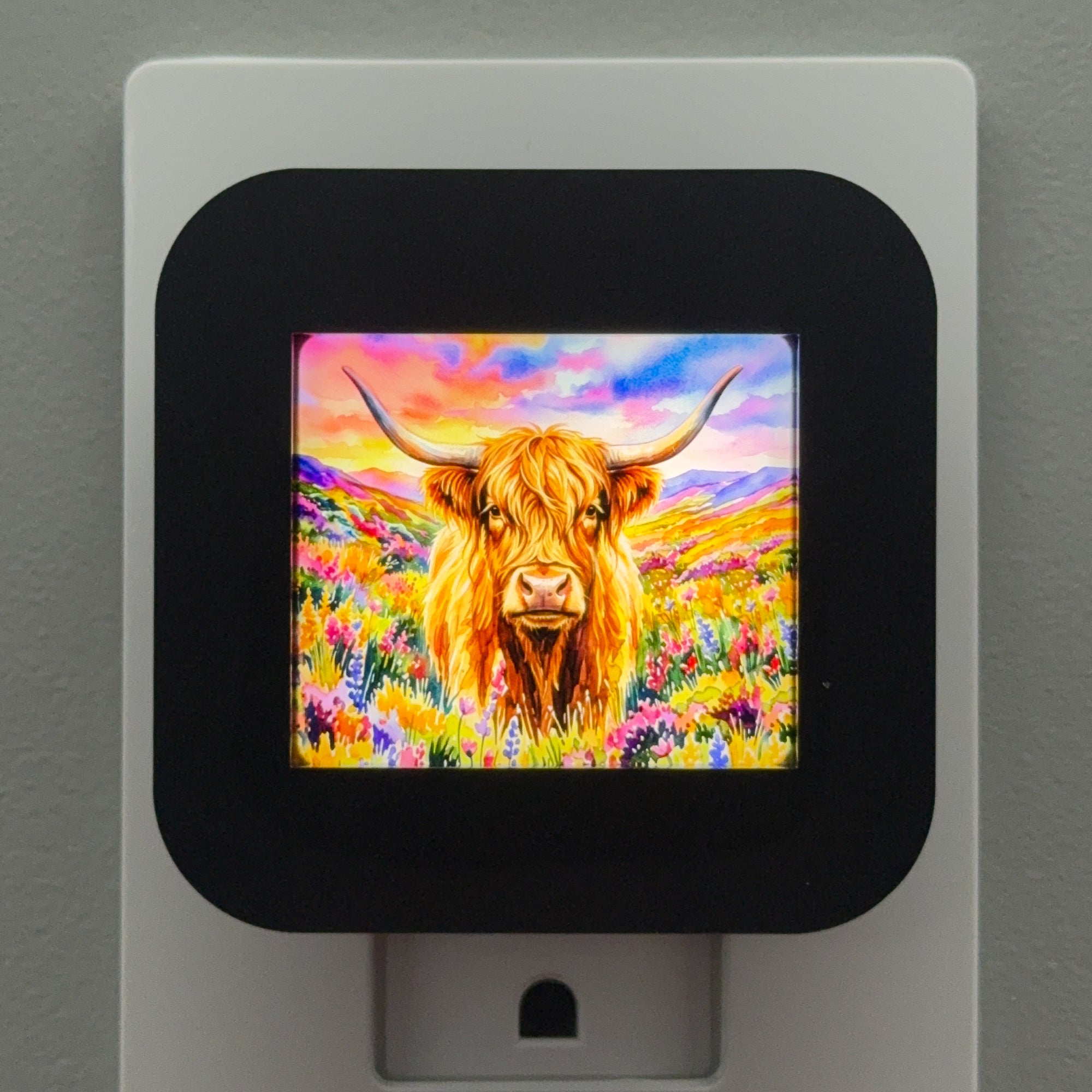 Highland Cow Night Light