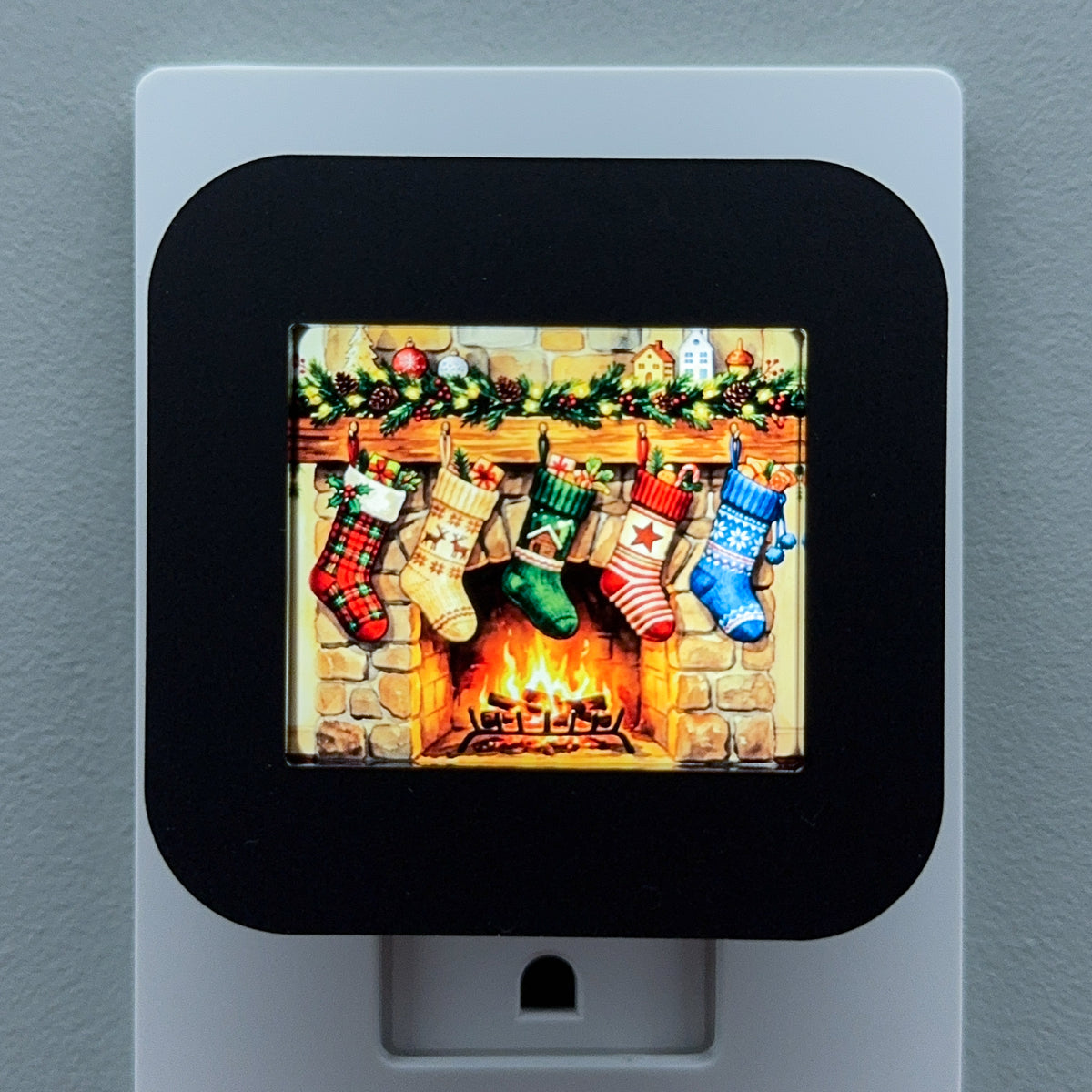 Christmas Stockings Night Light Cover ONLY