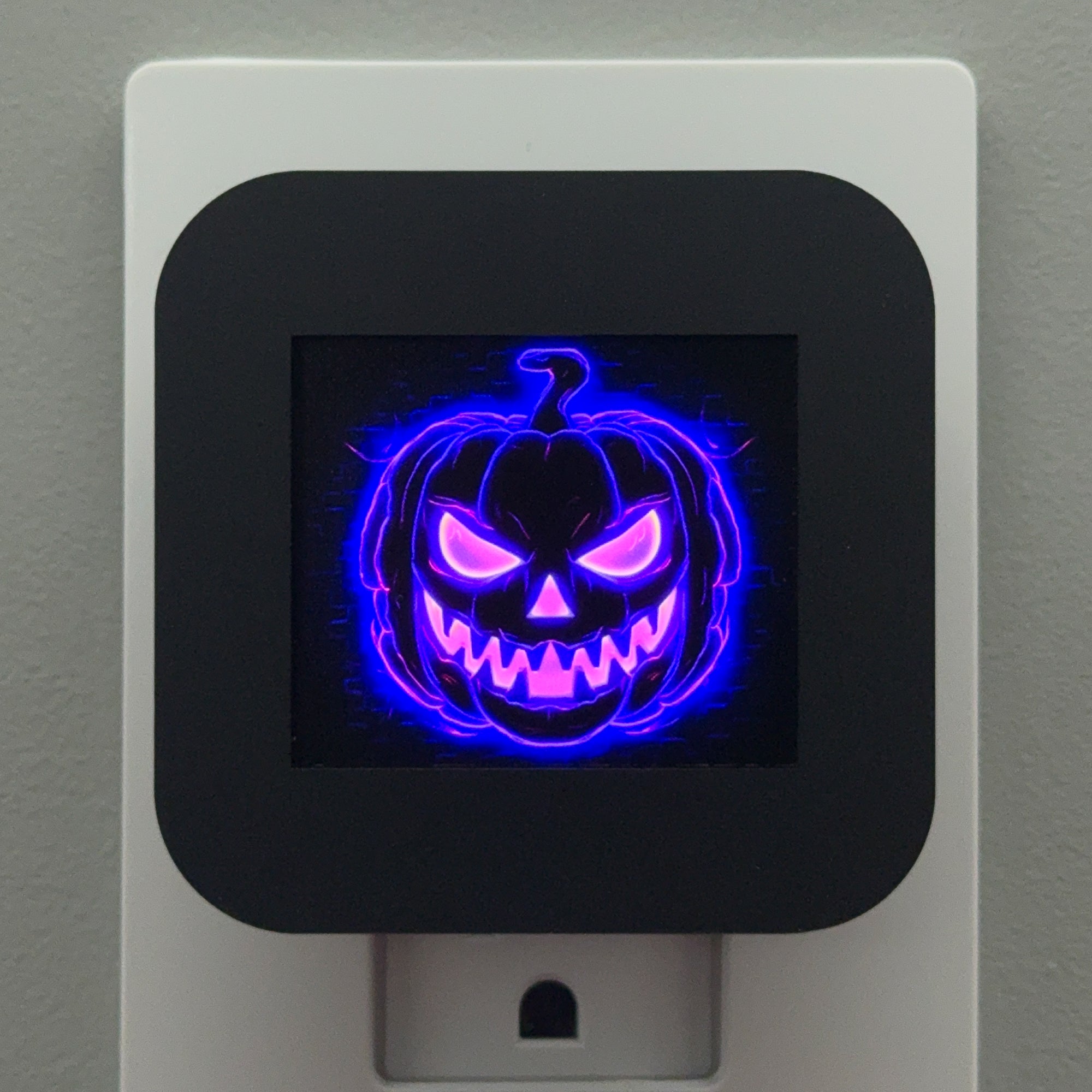 Purple Pumpkin Night Light