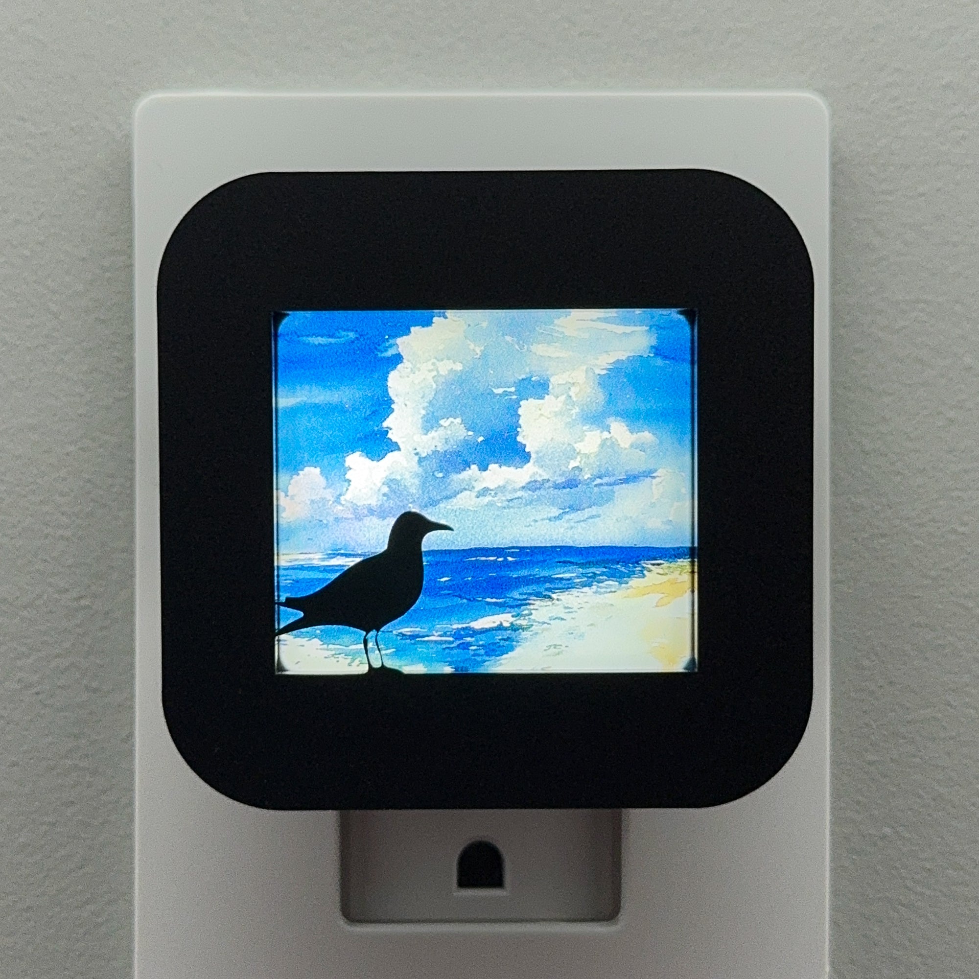 Seagull and Ocean Shore Night Light