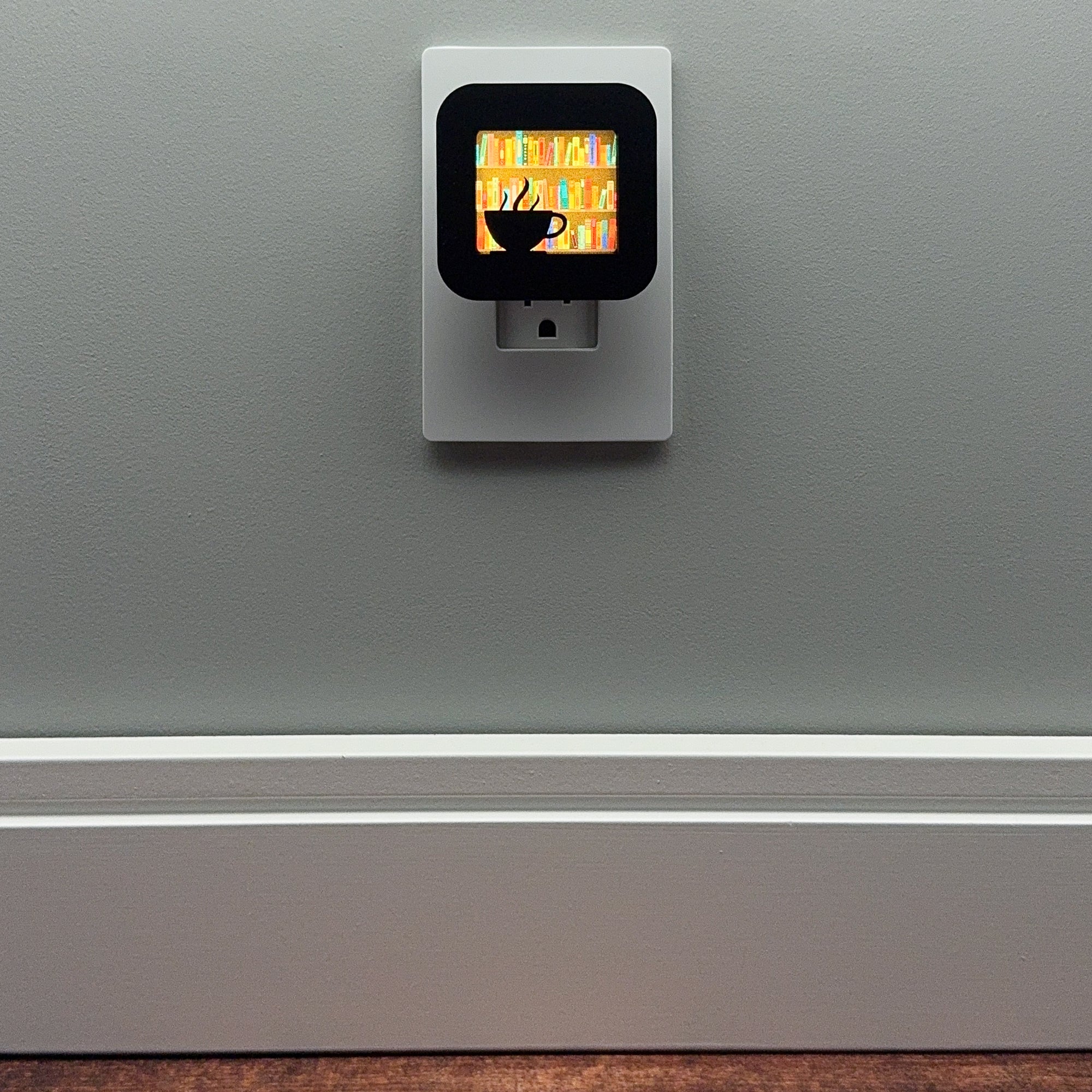 Coffee or Tea in Library Night Light Cover ONLY