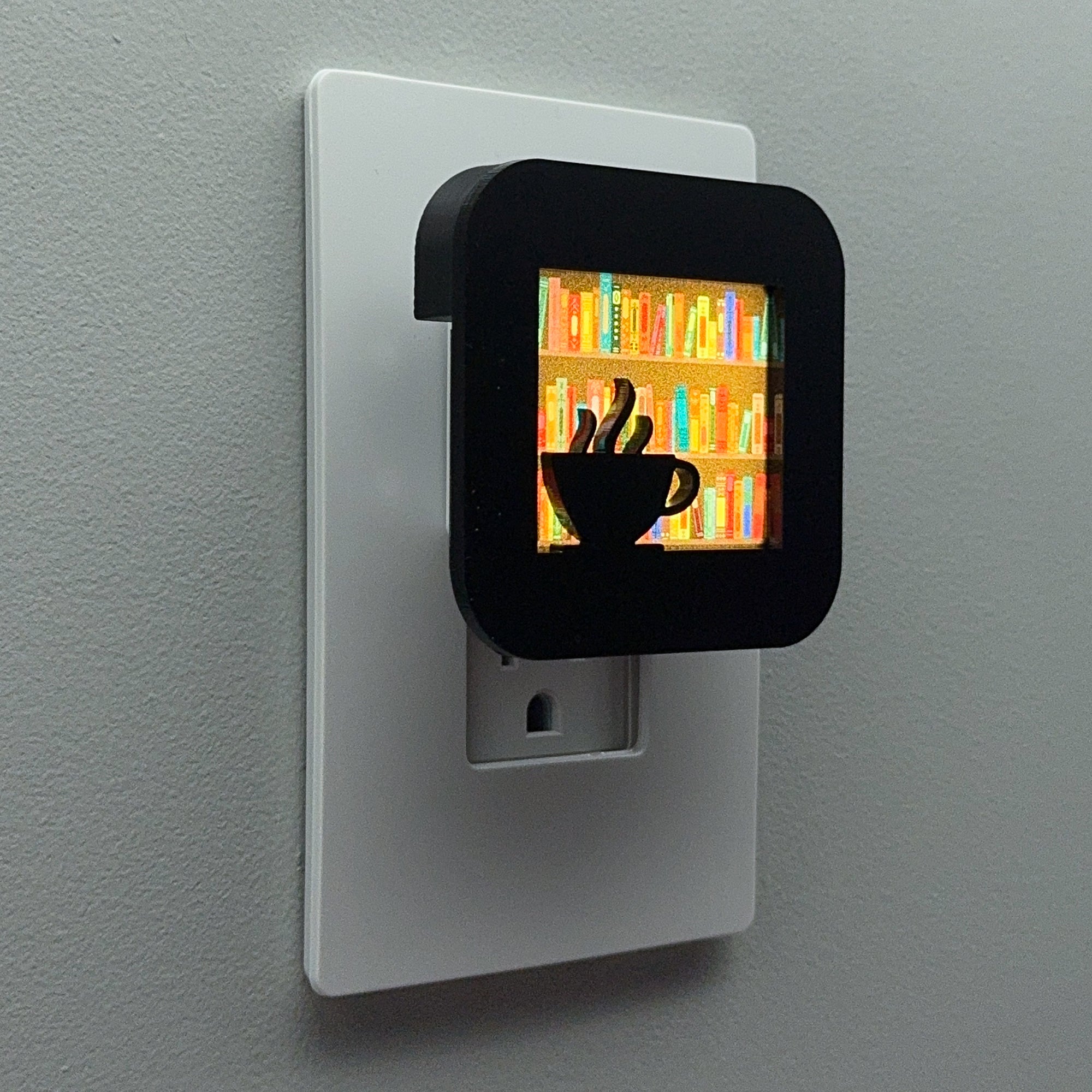 Coffee or Tea in Library Night Light Cover ONLY