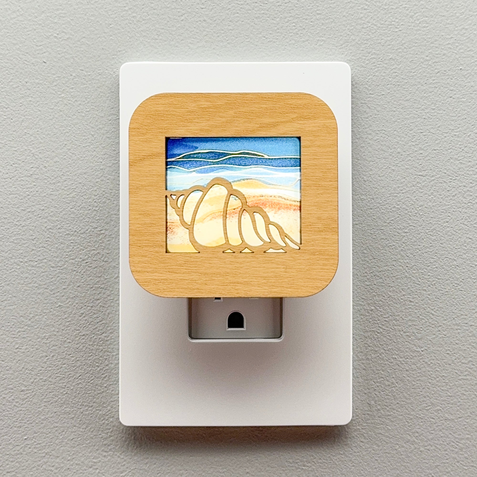 Conch Shell on the Beach Night Light Cover ONLY
