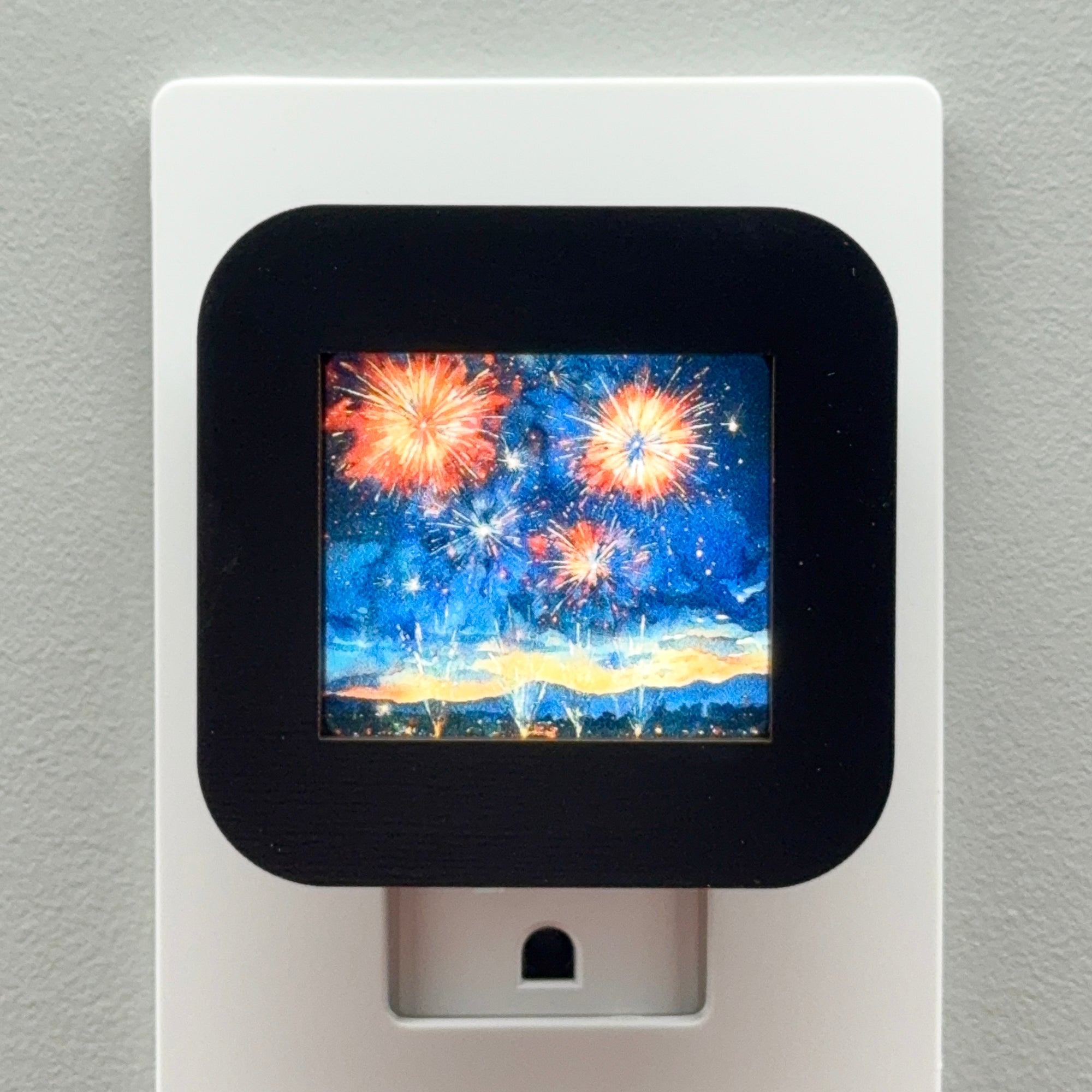 4th of July Fireworks Night Light