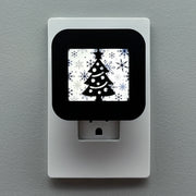 Snowy Christmas Tree Night Light