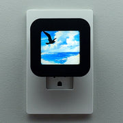 Flying Seagull and Ocean Shore Night Light