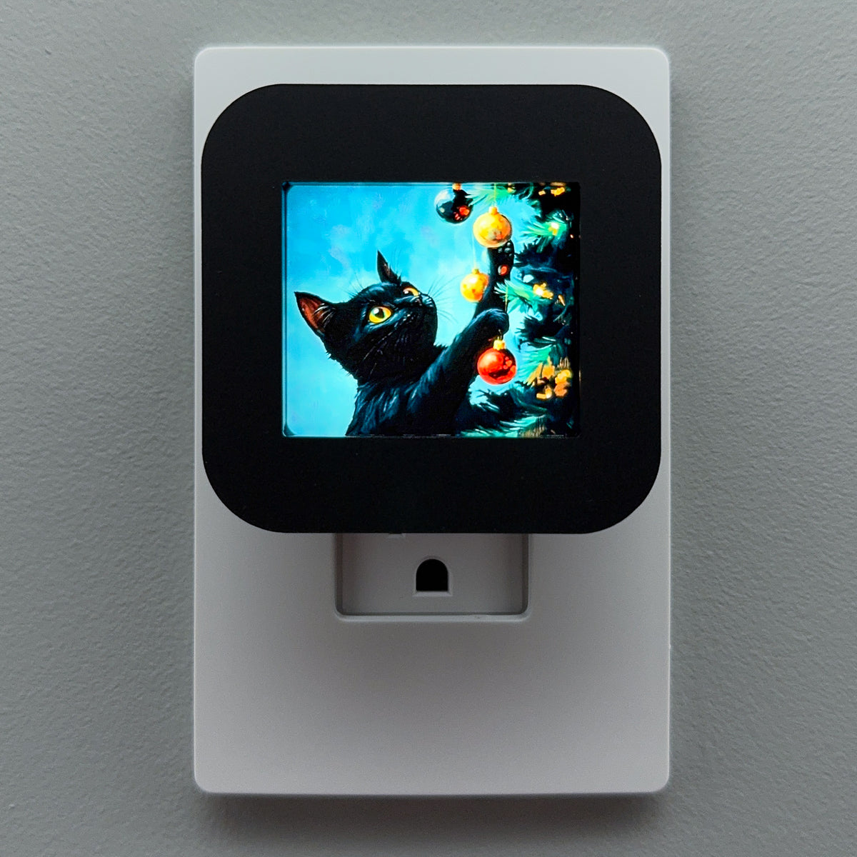 Christmas Tree Cat Night Light Cover ONLY