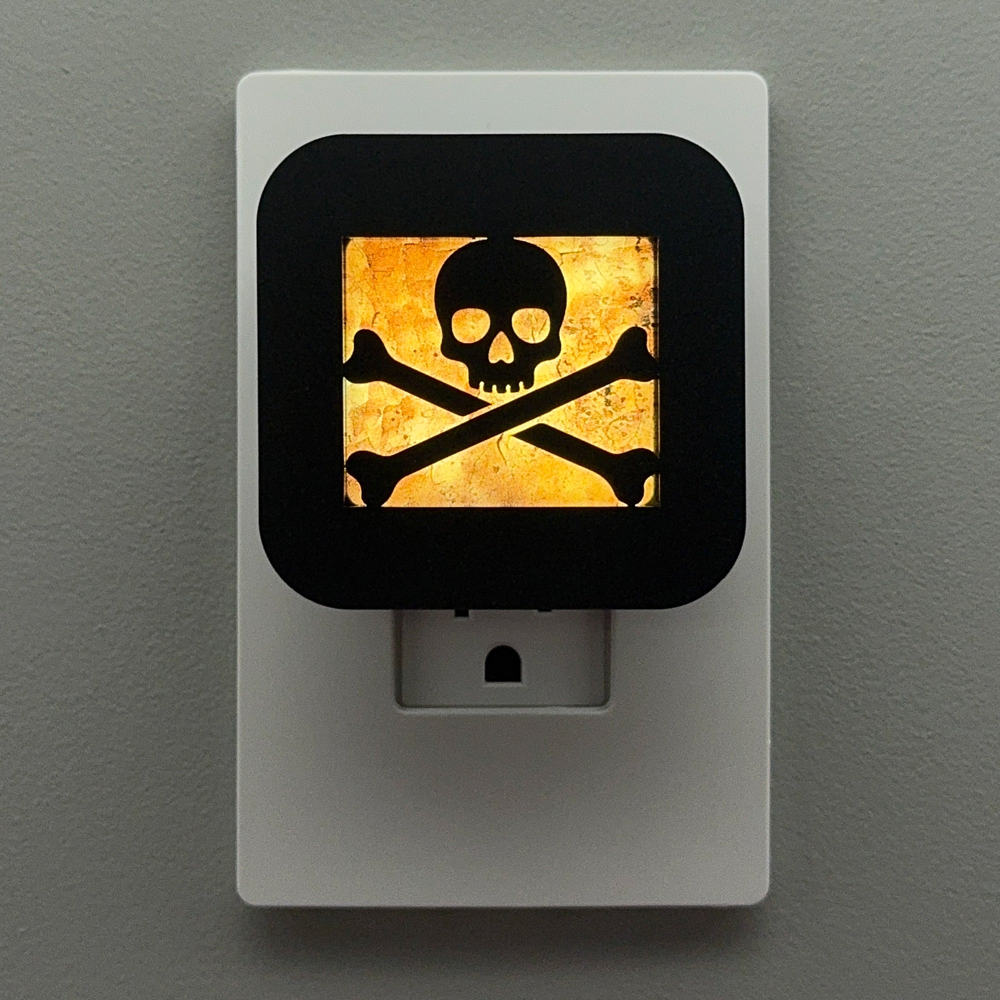 Skull and Cross Bones Pirate Night Light