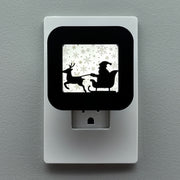 Santa's Sleigh & Reindeer Night Light