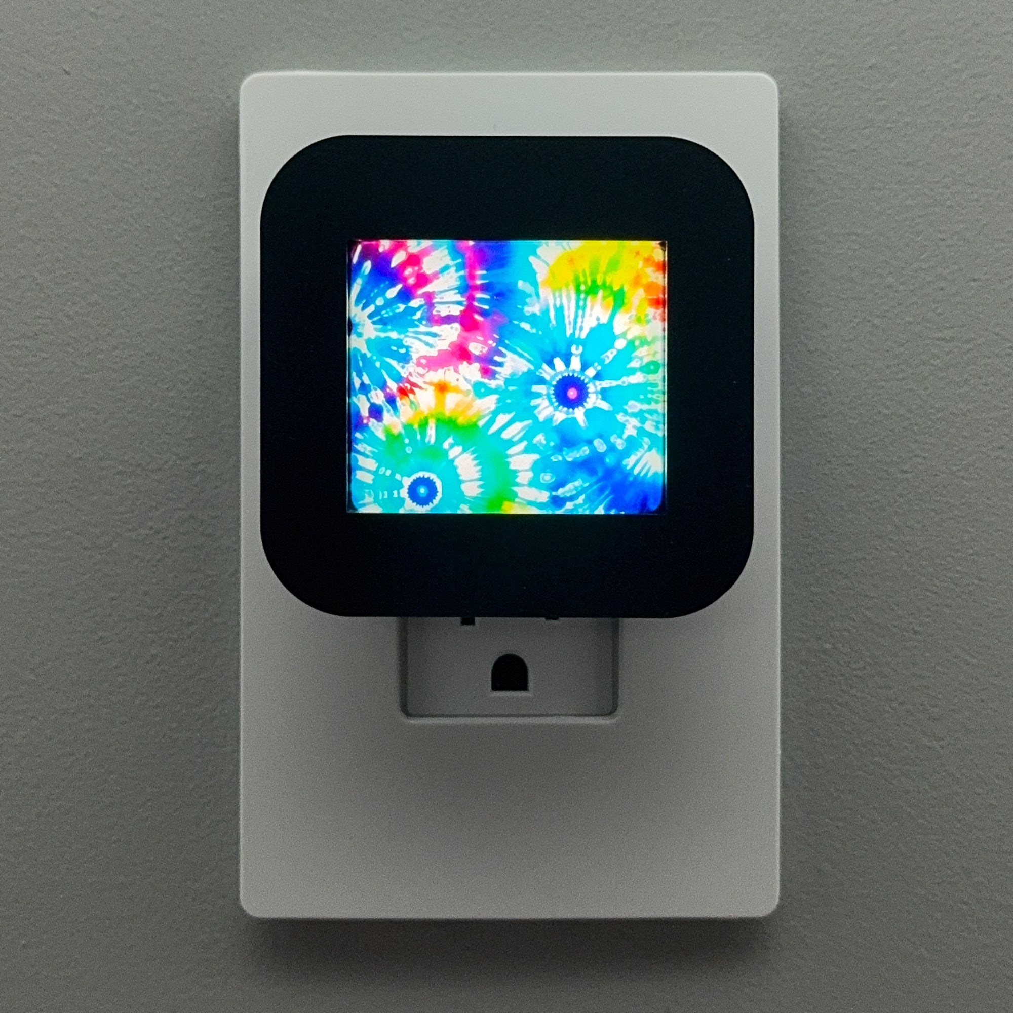 Colorful Tie Dye Night Light