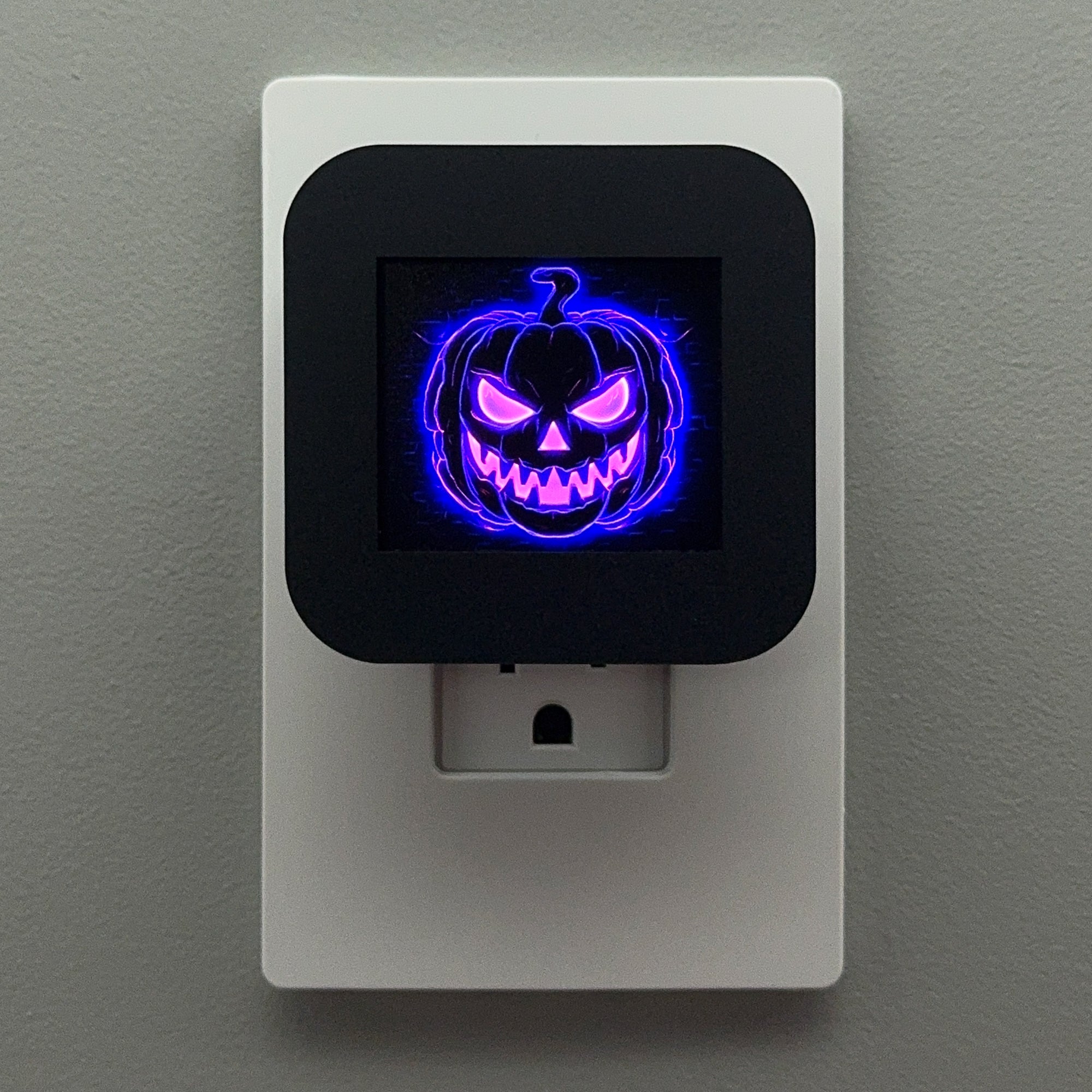 Purple Pumpkin Night Light