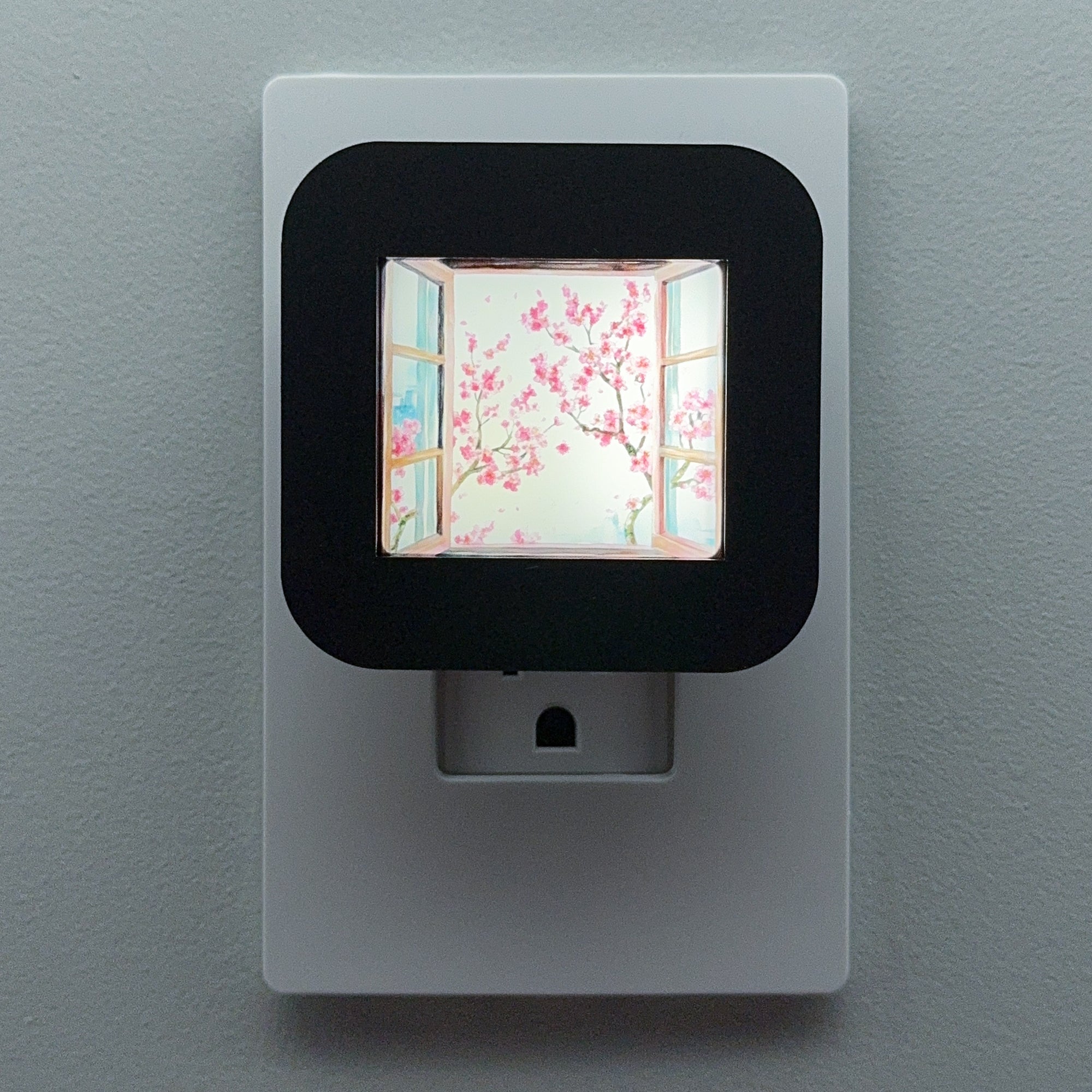 Cherry Blossom Window Night Light
