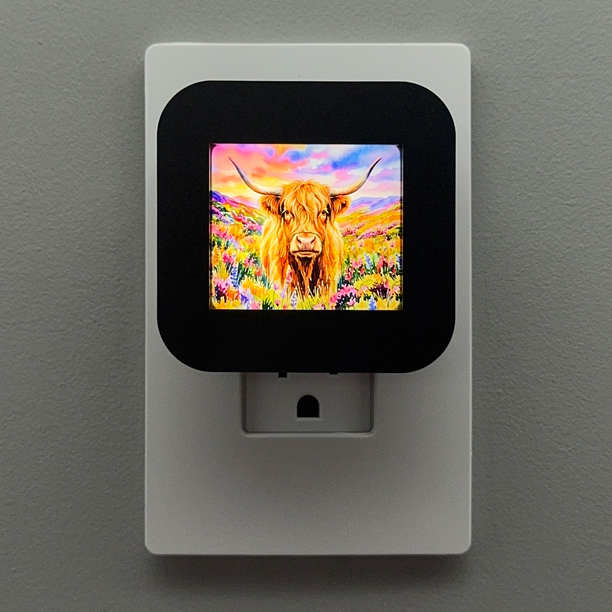 Highland Cow Night Light