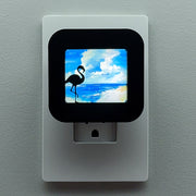 Flamingo and Ocean Shore Night Light