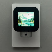 Scenic Mountain Lake Night Light
