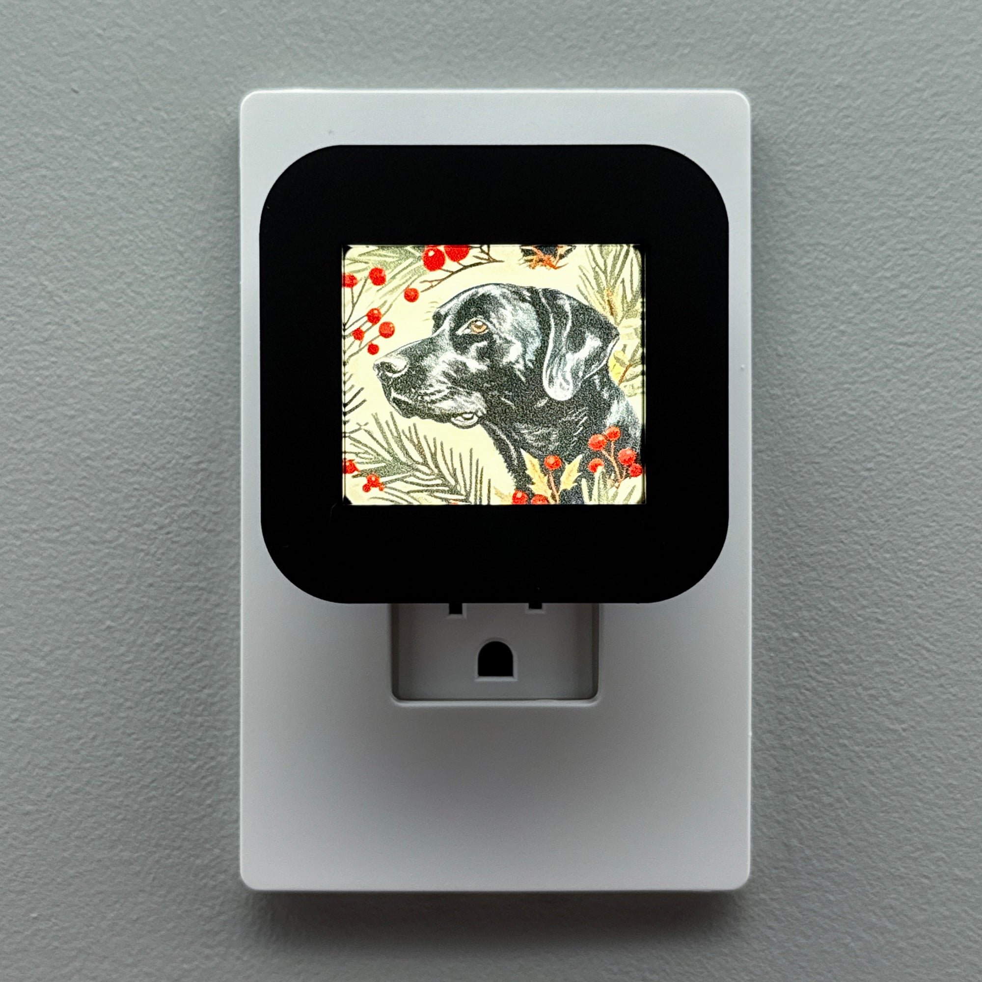 Christmas Dog Night Light