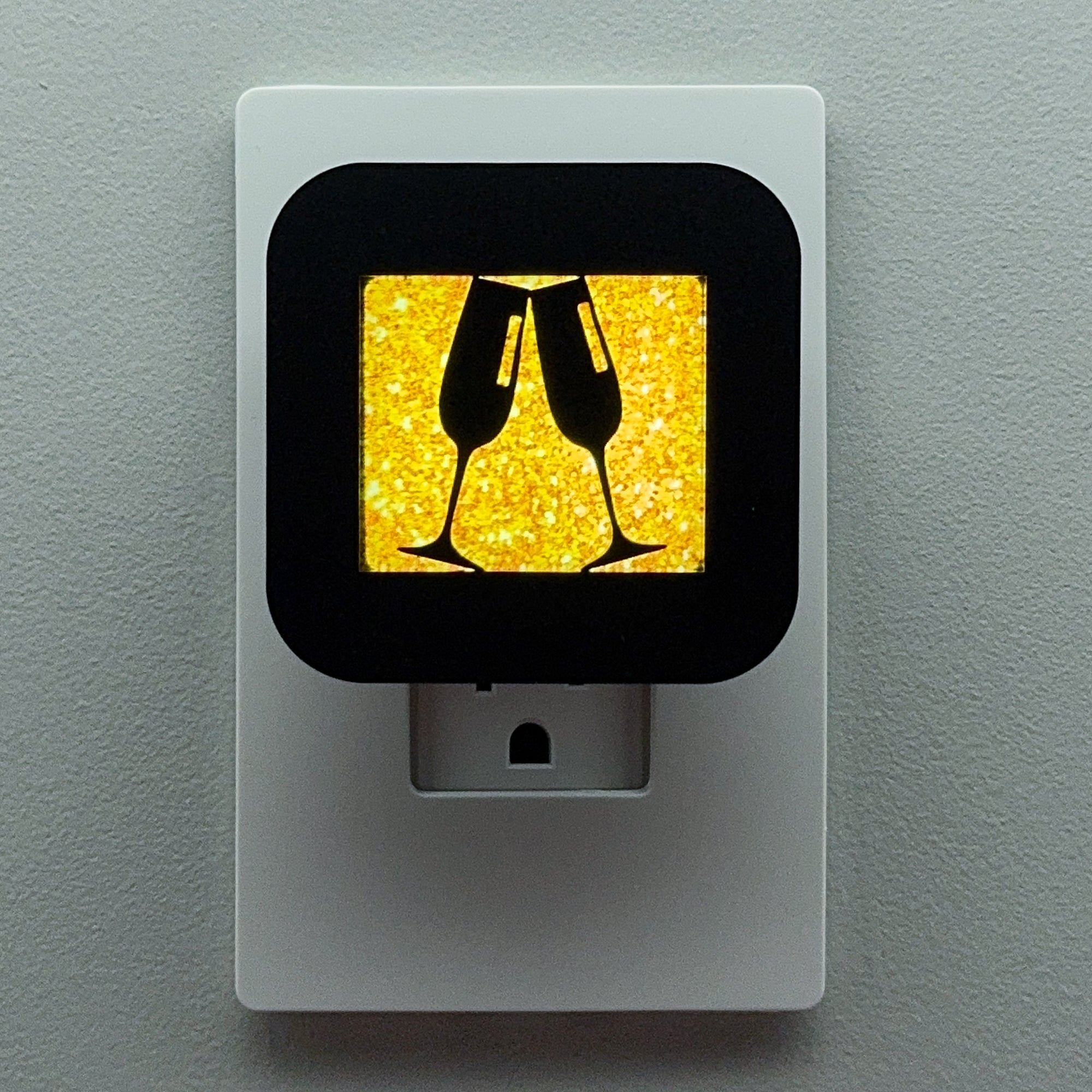 Champagne Celebration Night Light Cover ONLY