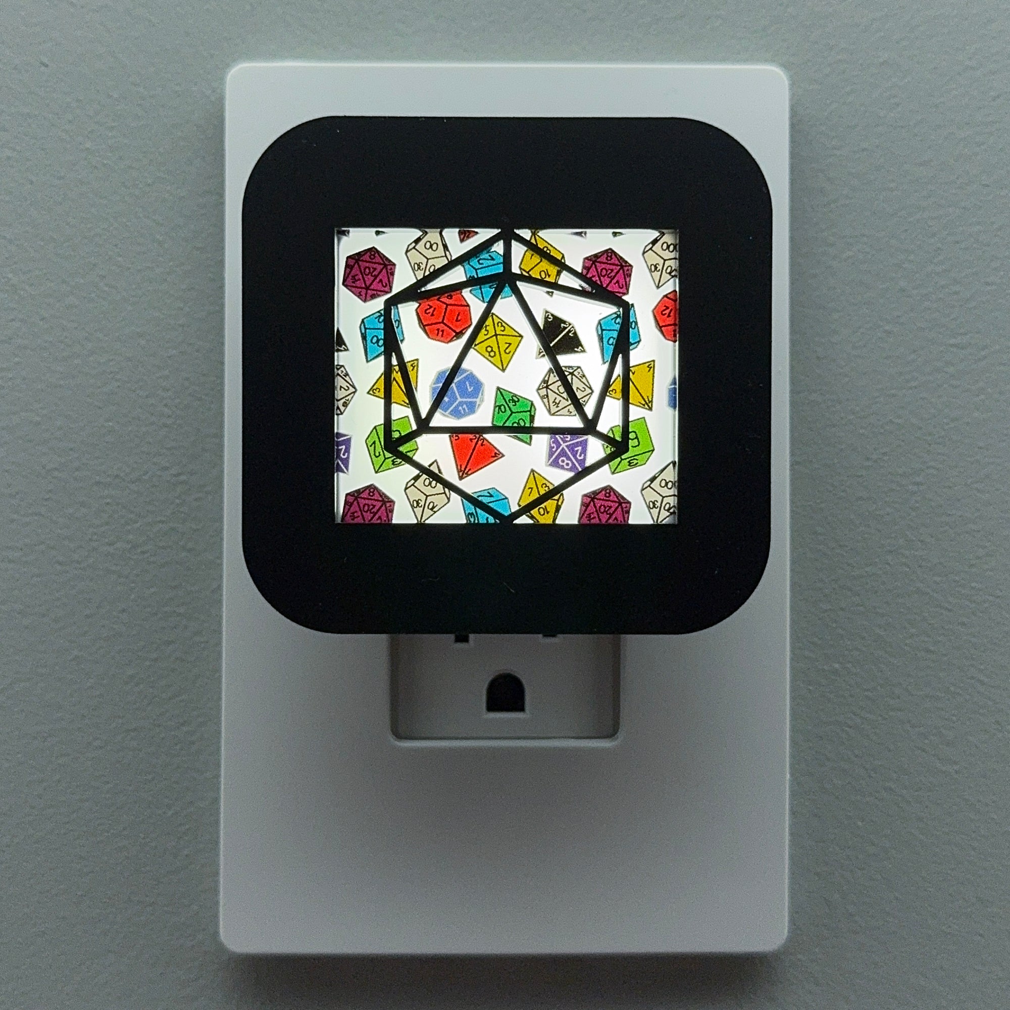 Tabletop Gaming Dice Night Light Cover ONLY