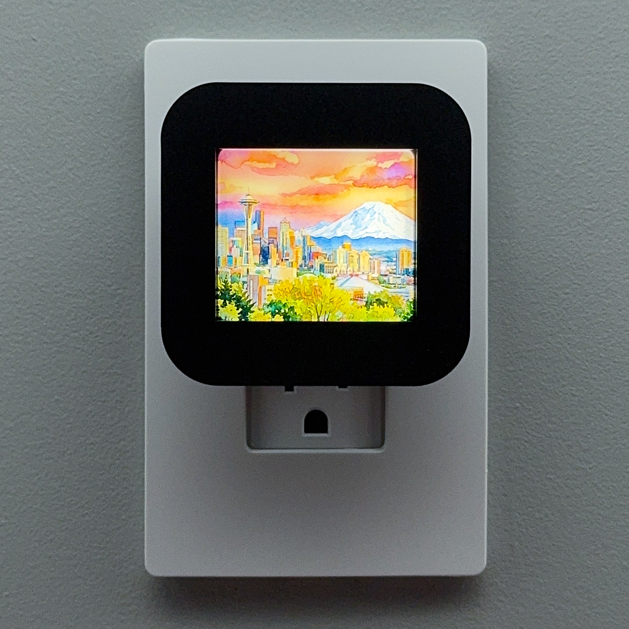 Seattle Sunset Night Light Cover ONLY