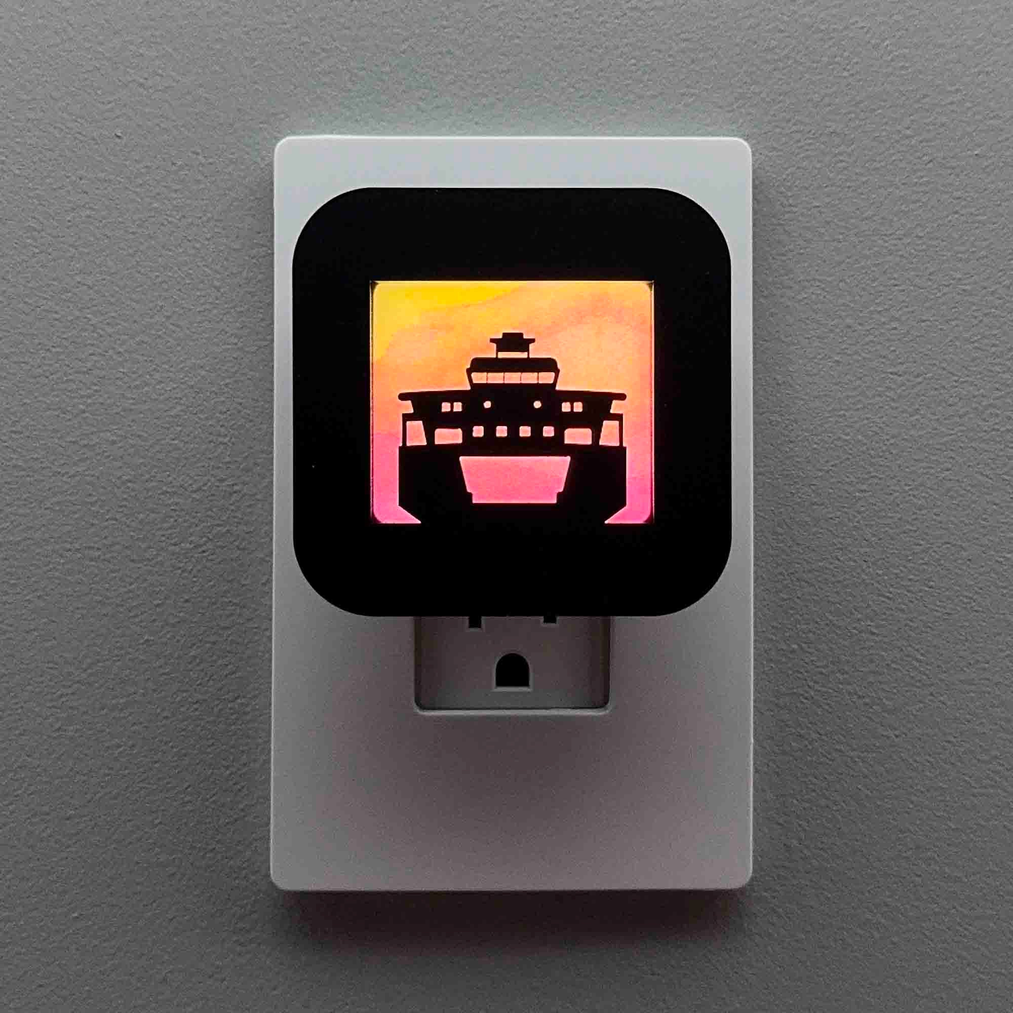 Washington State Ferry Night Light Cover ONLY