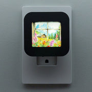 Mountain Cabin Window Night Light