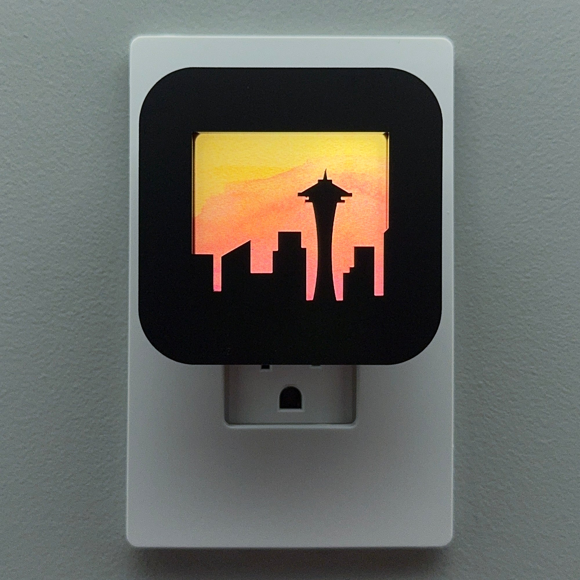 Seattle Skyline Night Light Cover ONLY